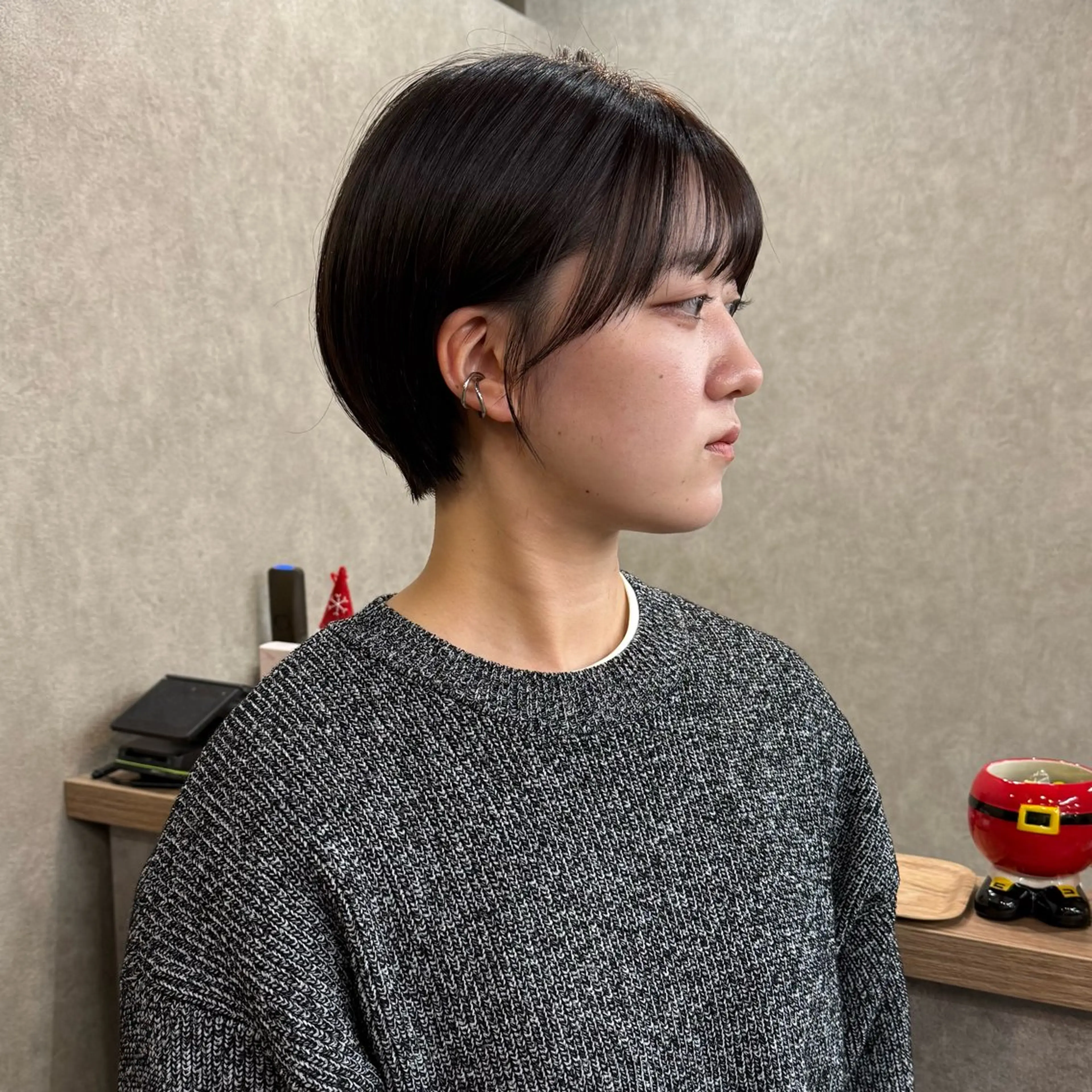 ショート カット 丸みショート🧸 積田 佳奈のヘアスタイル