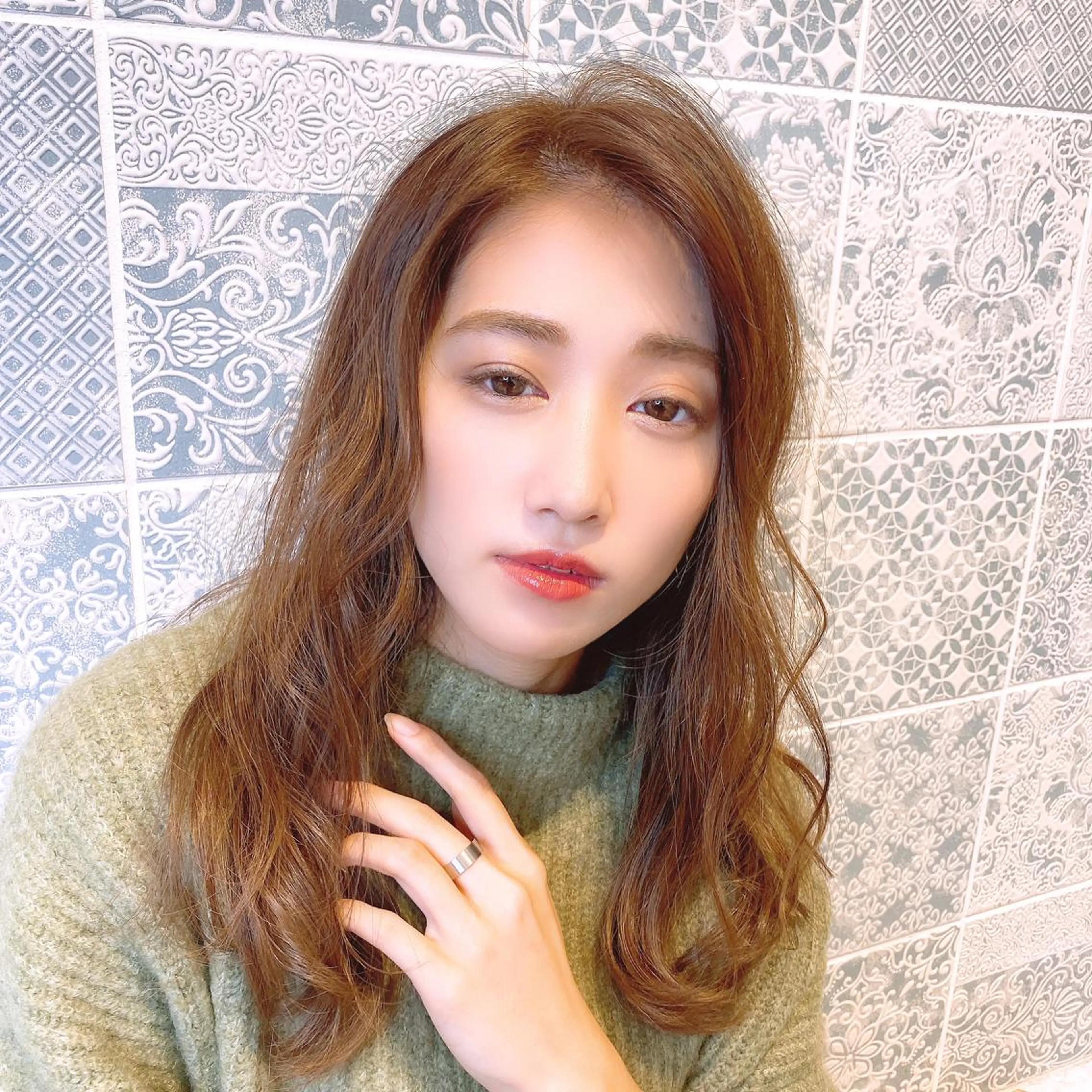 セミロング カット ヘアカラー トリートメント 🌟モテ髪ショート 🌟店長　津賀涼のヘアスタイル