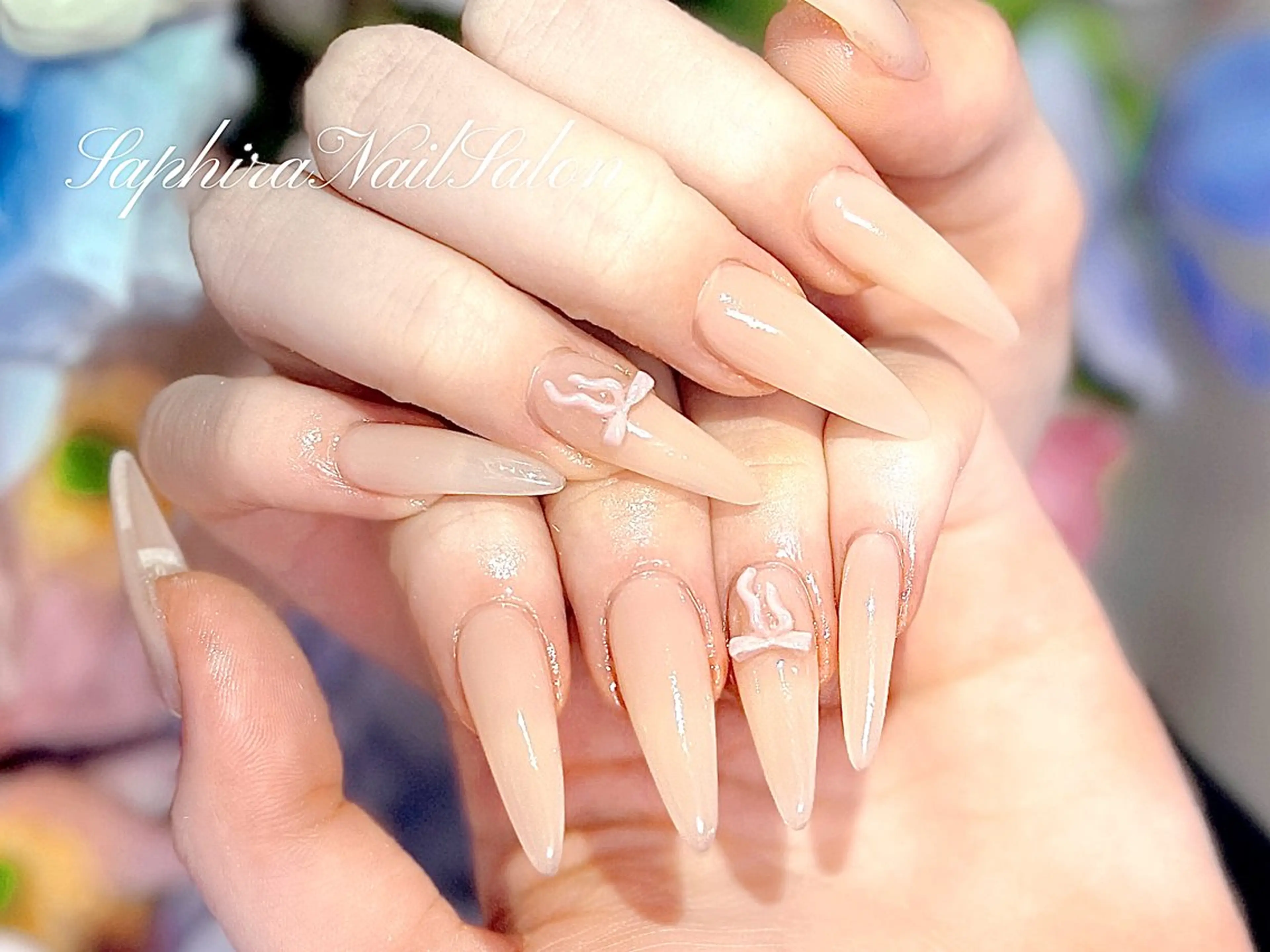 カラー ハンドネイル Saphiraネイル サロン錦糸町のネイルデザイン