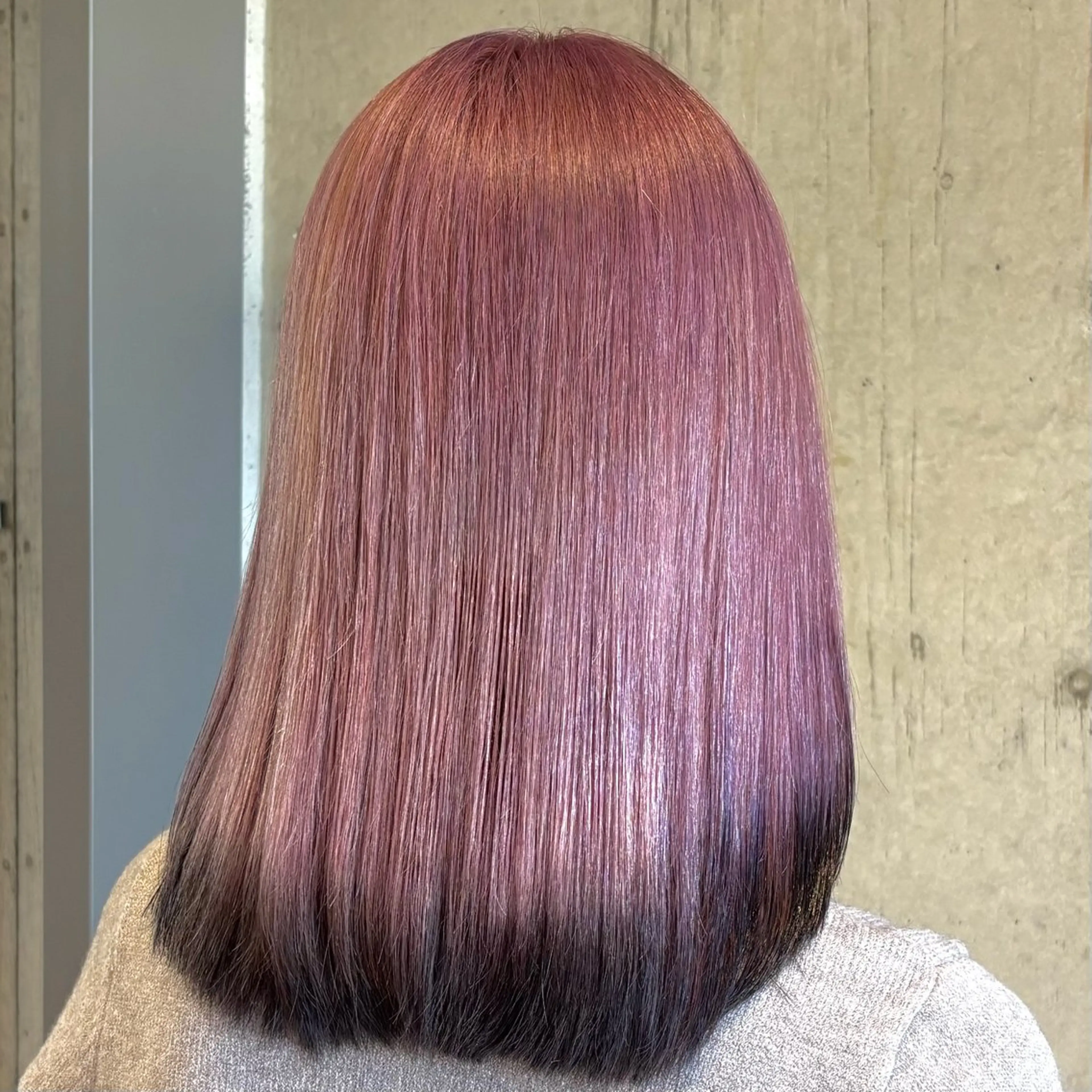 セミロング カラー ヘアカラー トリートメント 🍎ダブルカラー/ ミルクティー🍎リオのヘアスタイル