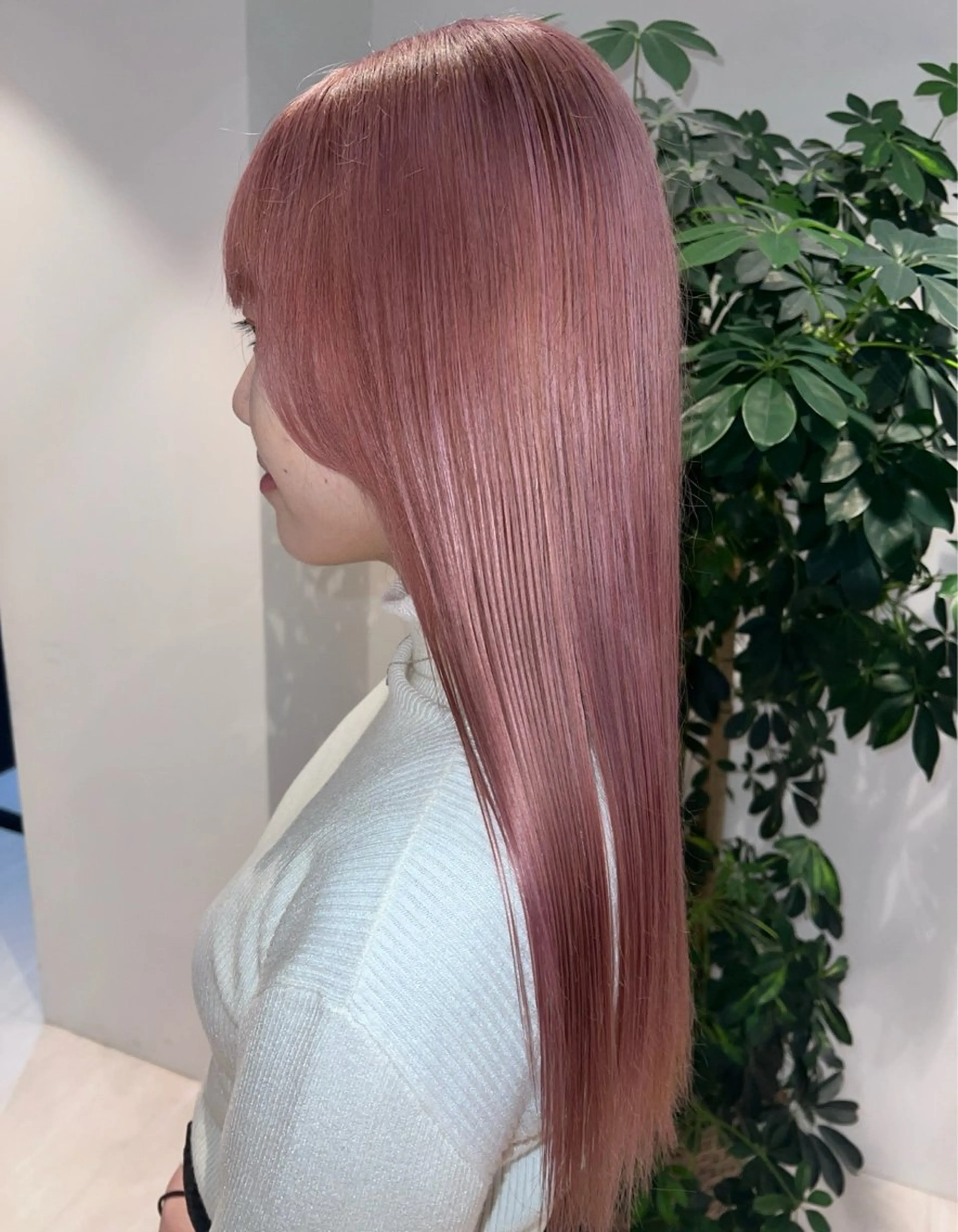 カラー ピンクカラー ニトウ レイナのヘアスタイル