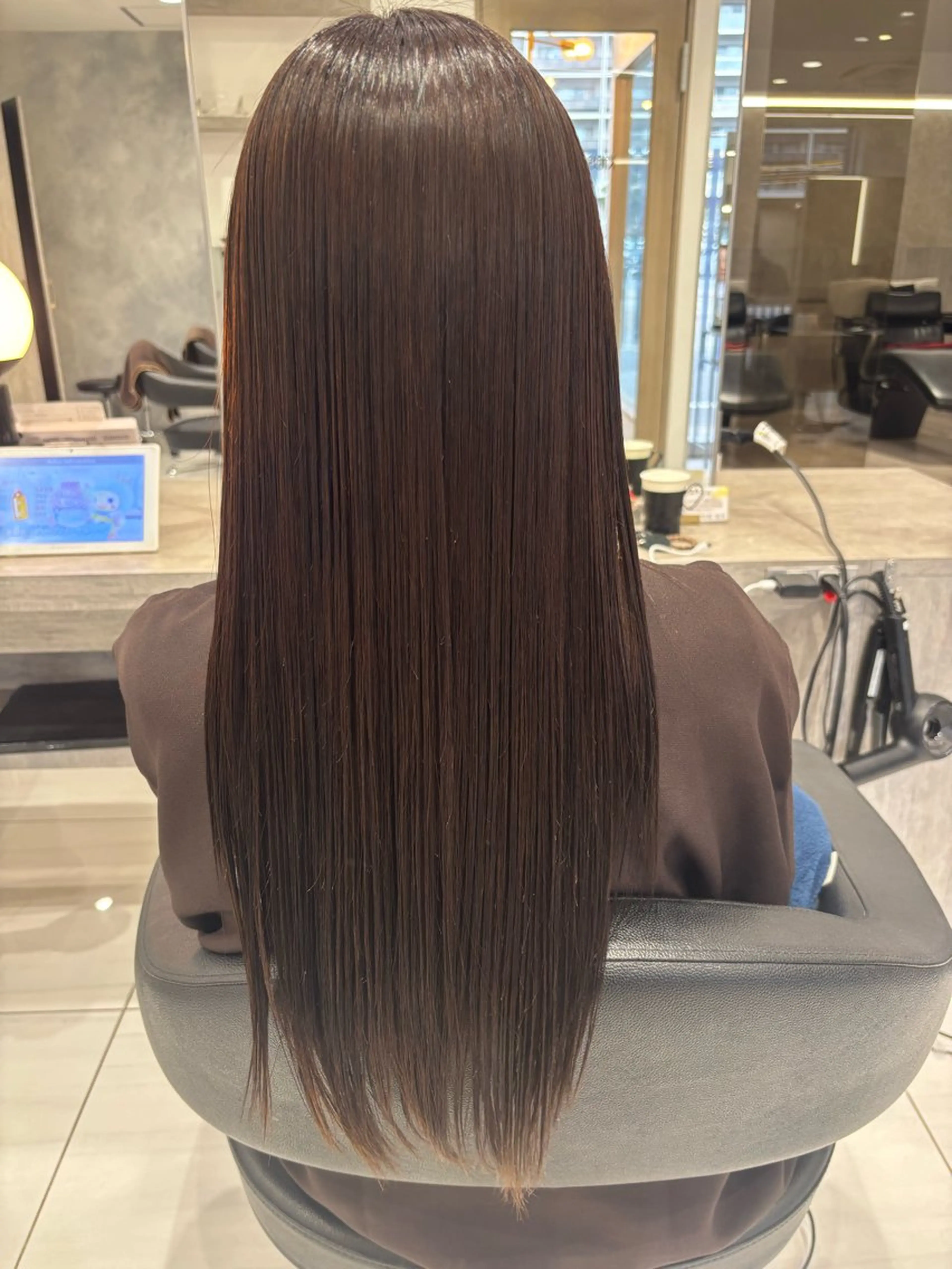 ロング ヘアカラー 縮毛矯正 💎似合わせ× 美髪矯正💎haruのヘアスタイル