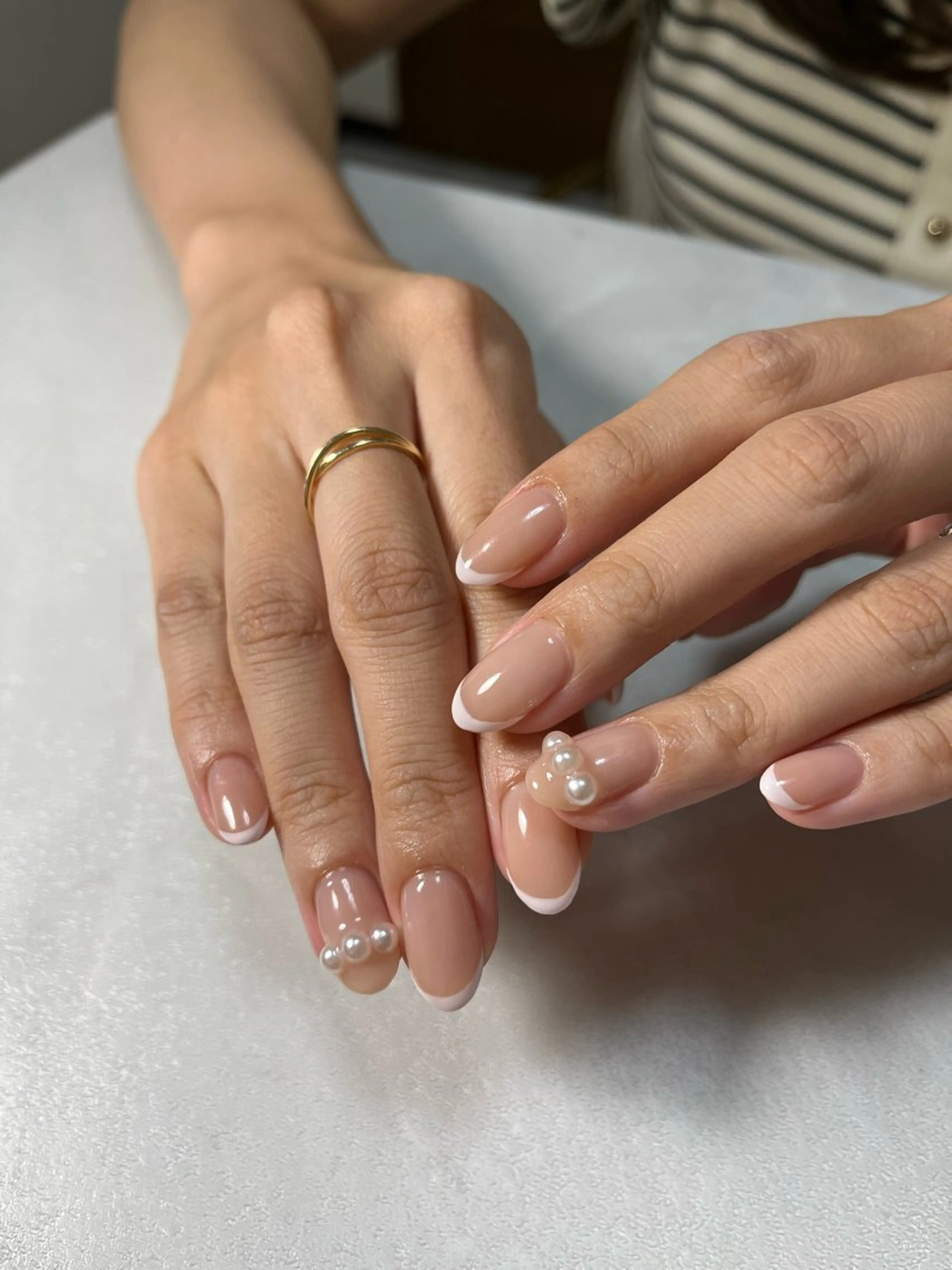 ネイル フレンチネイル SAKU nail 作島茜のネイルデザイン
