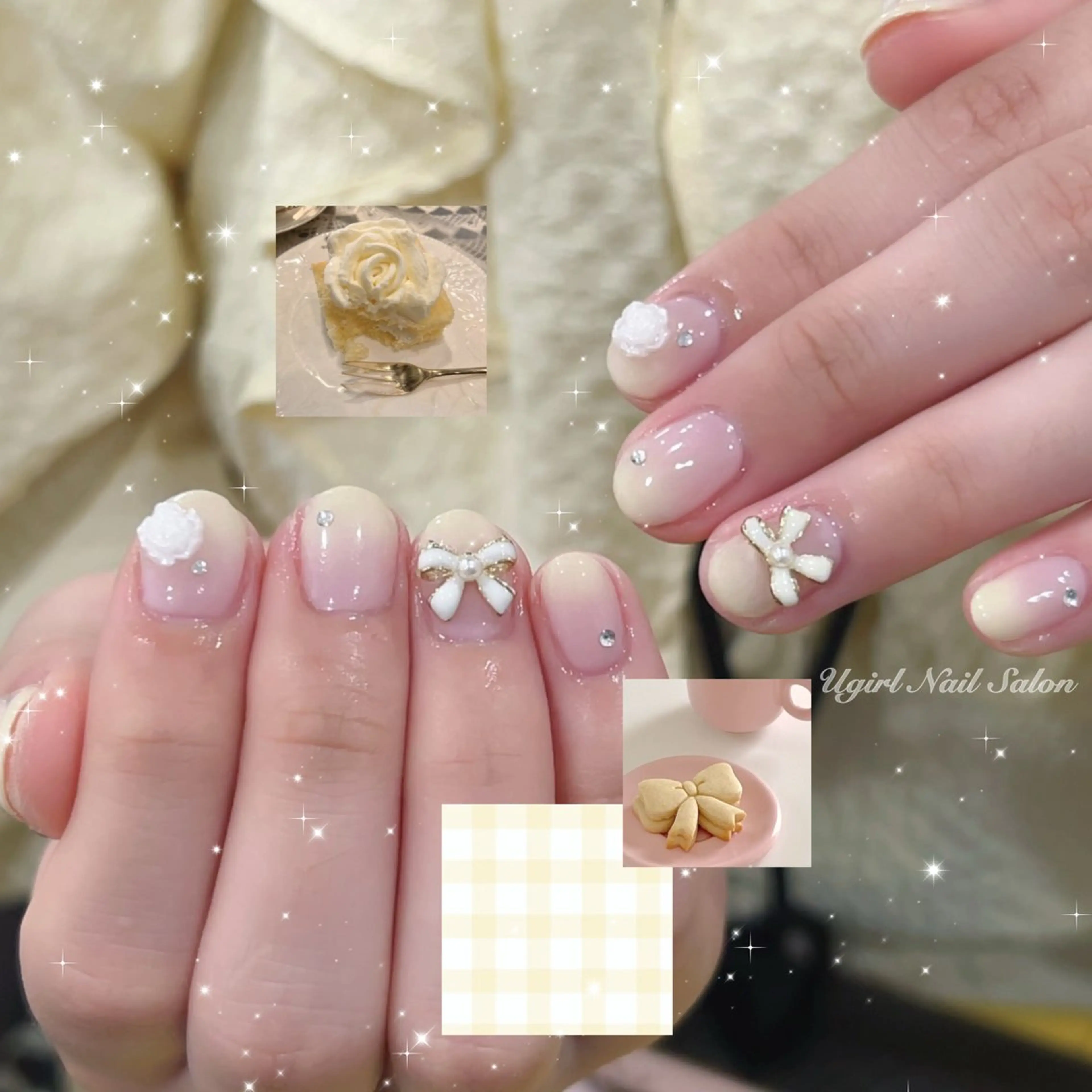 ネイル ハンドネイル 🪄mimi🎀 Midori🪽のネイルデザイン