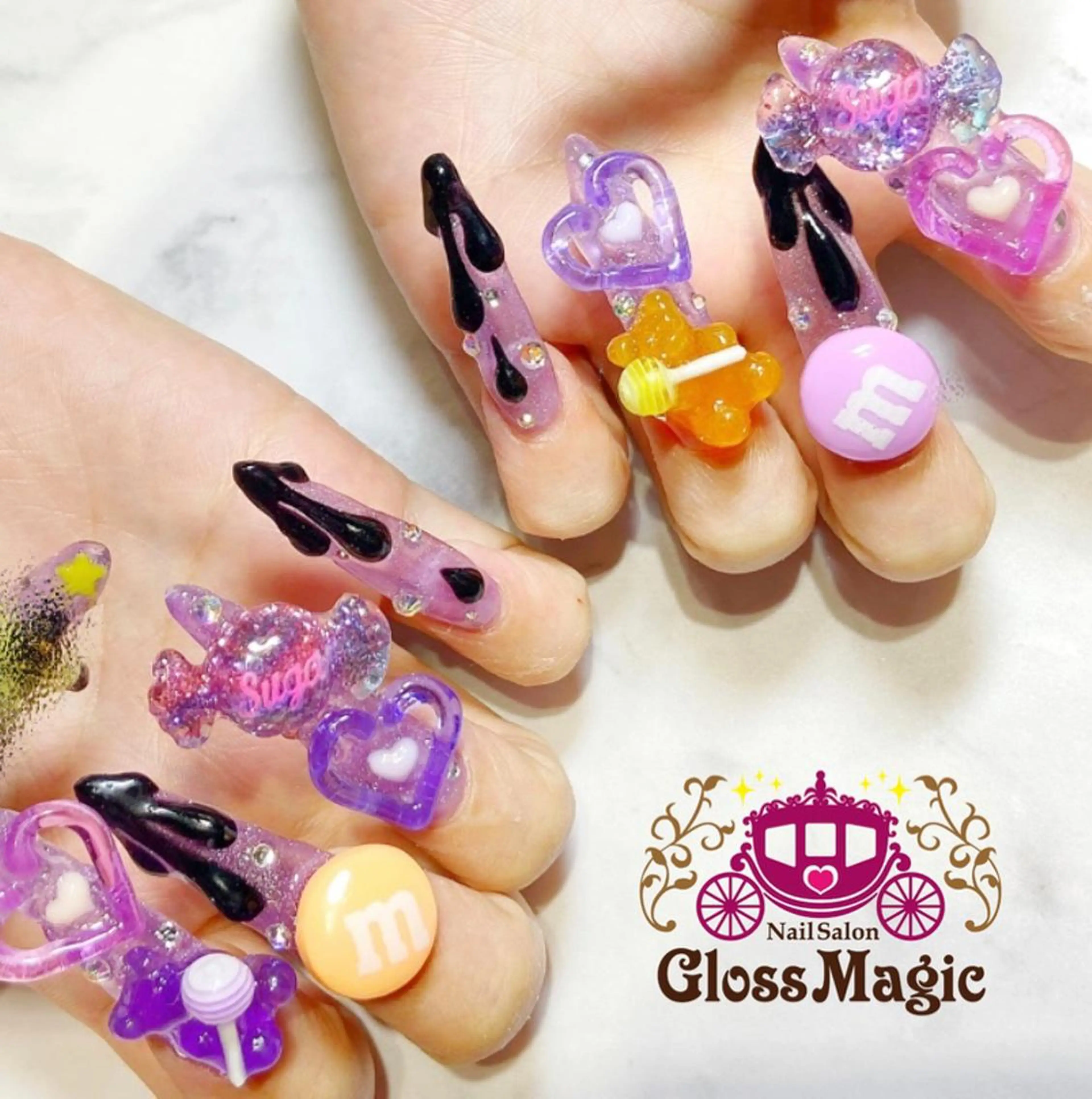 ネイル ロングネイル YUN 💅のネイルデザイン