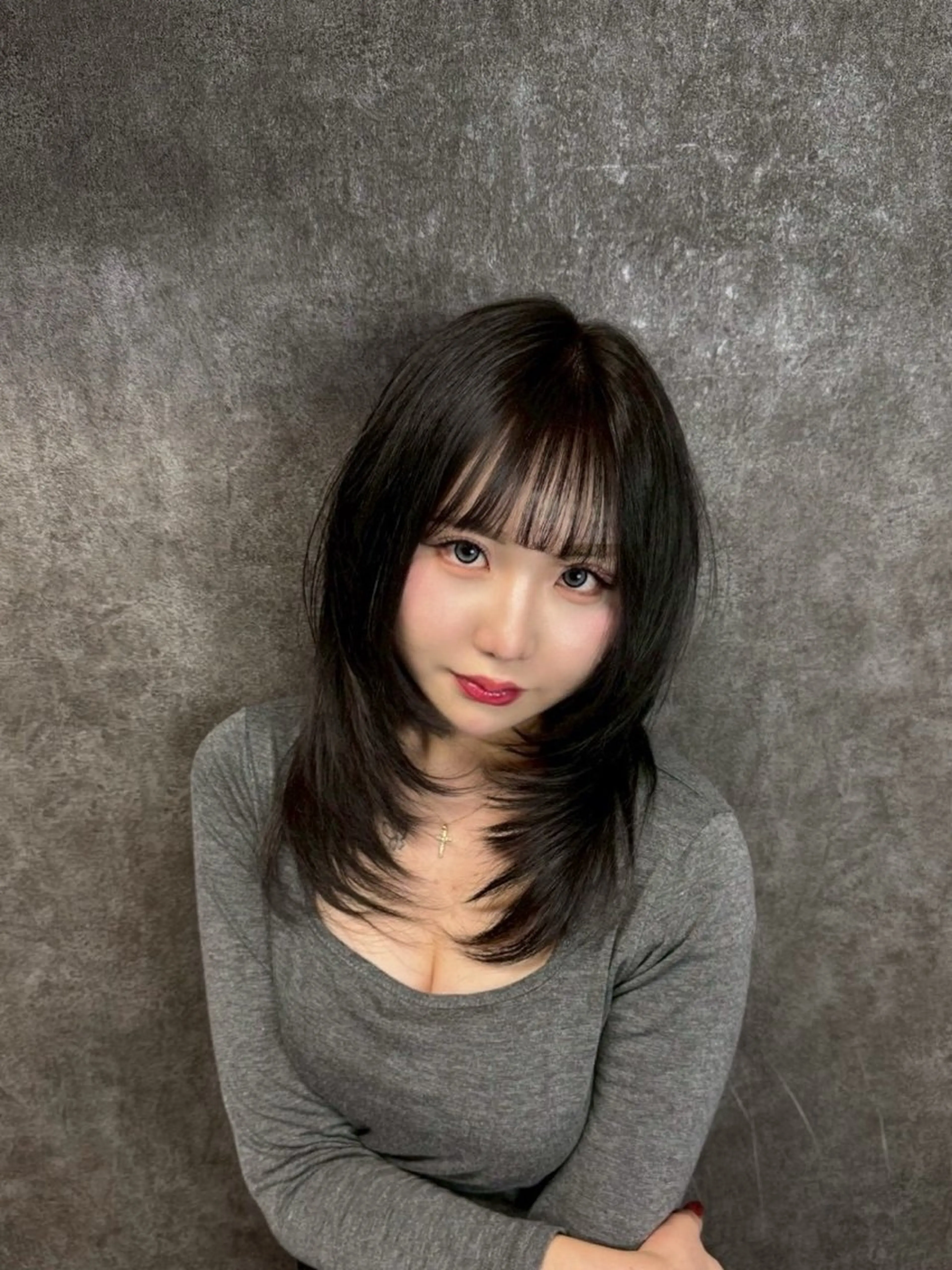 セミロング Reflet新宿本店2nd所属・🐺新宿manabu カットモデル募集中のヘアスタイル