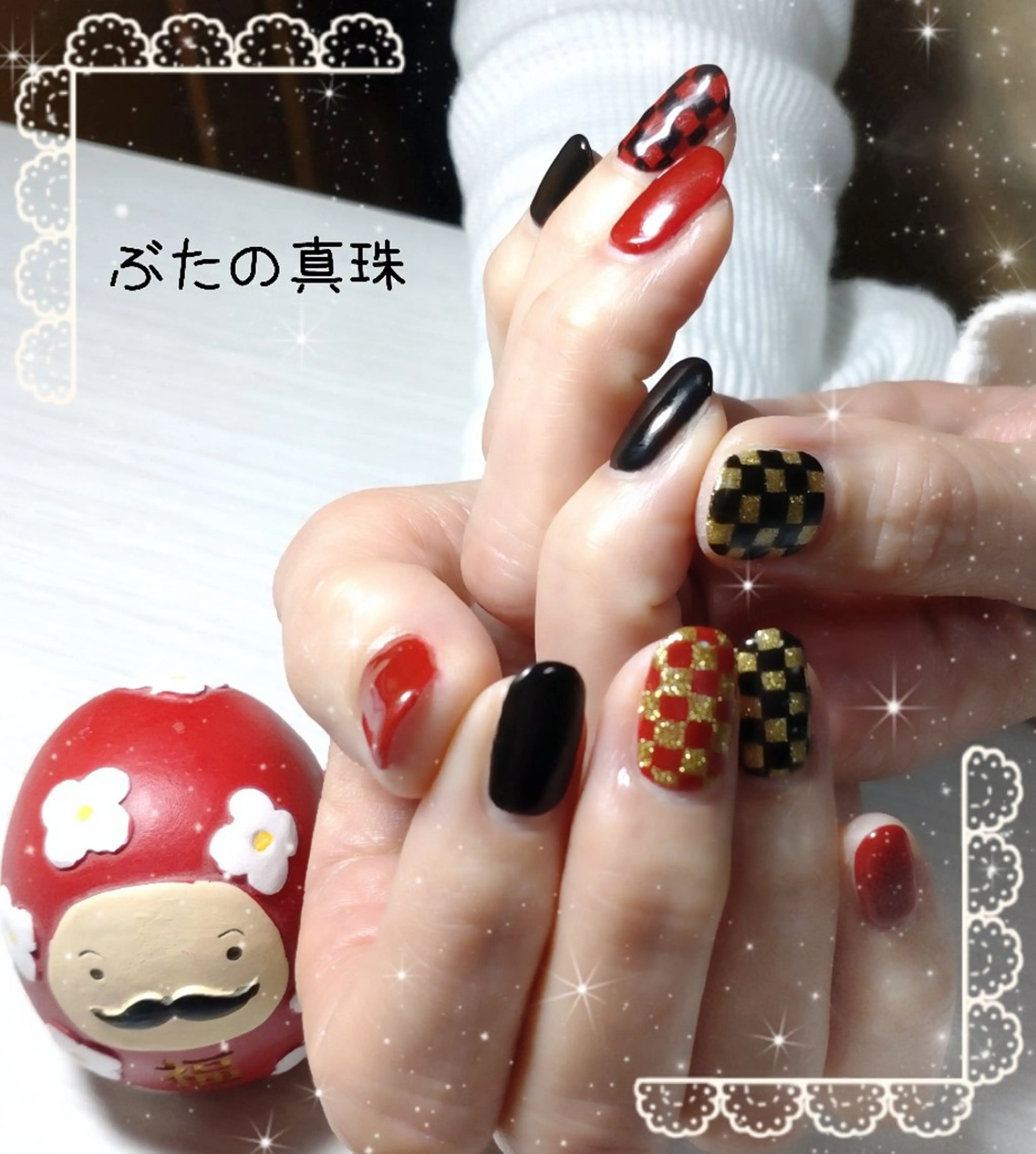 ネイル ハンドネイル 林 珠里のネイルデザイン