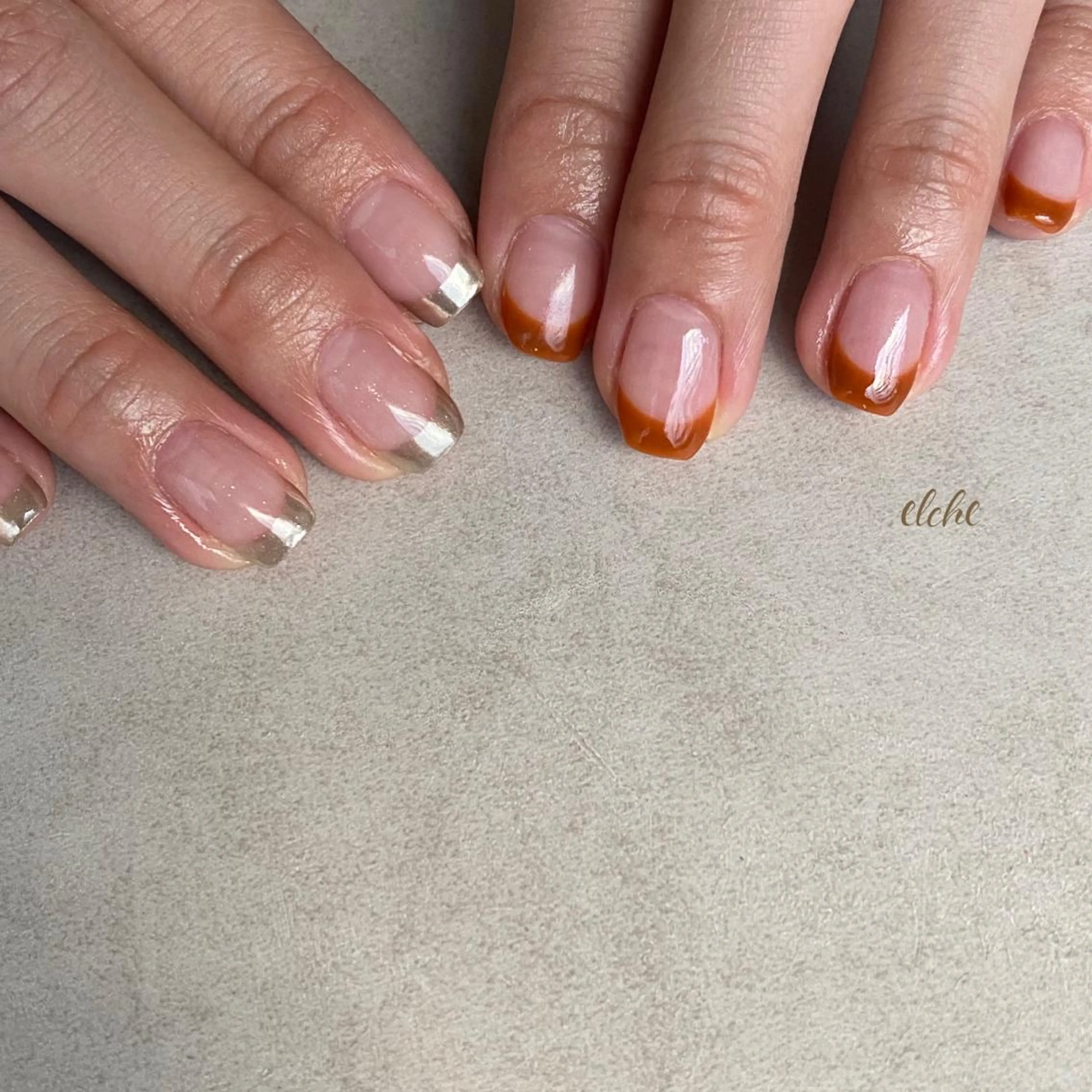 ネイル ミラーネイル Rio 𓍼のネイルデザイン