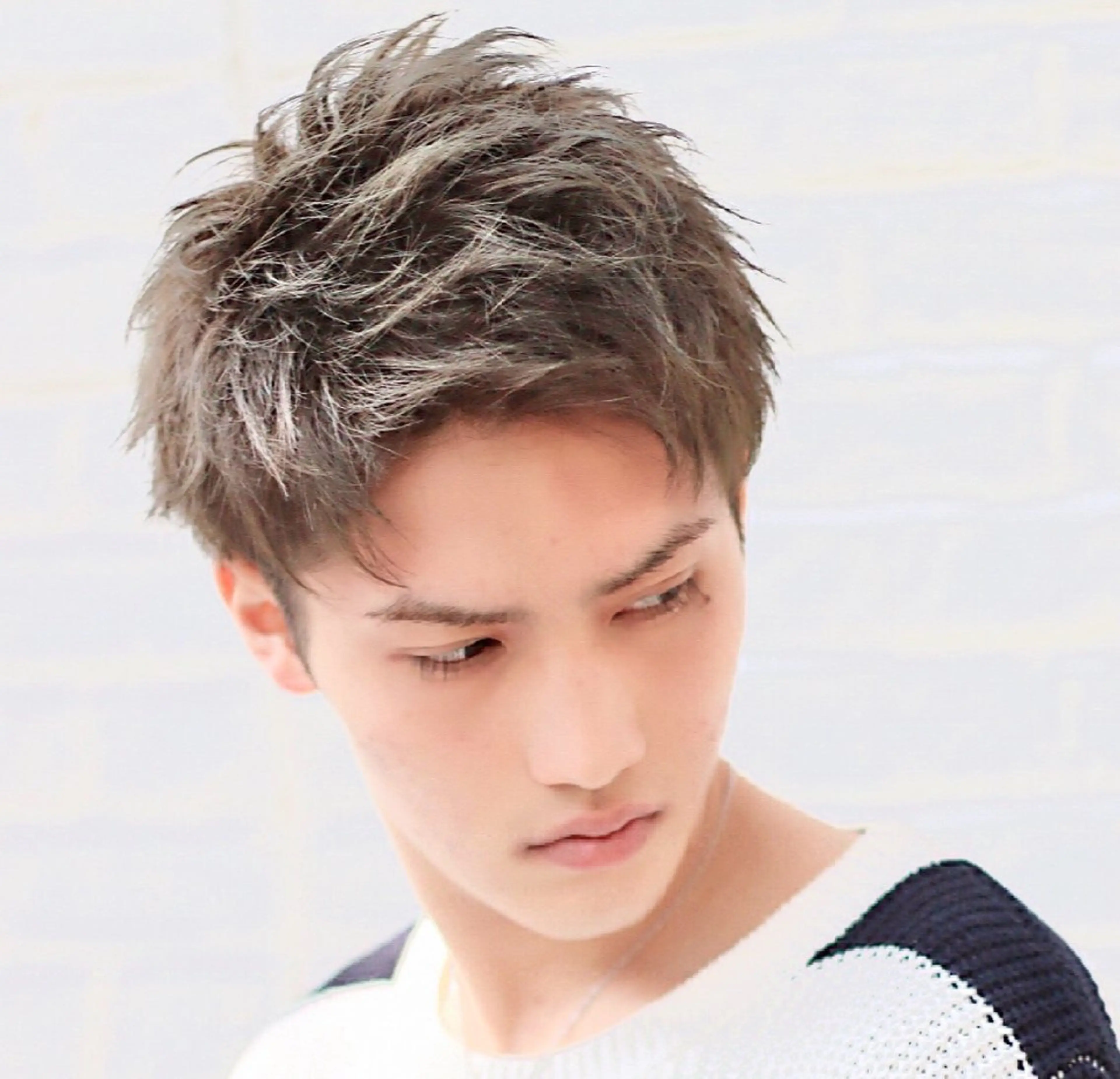 メンズ カット パーマ 匠メンズショート✖️ アップバングNoroのヘアスタイル