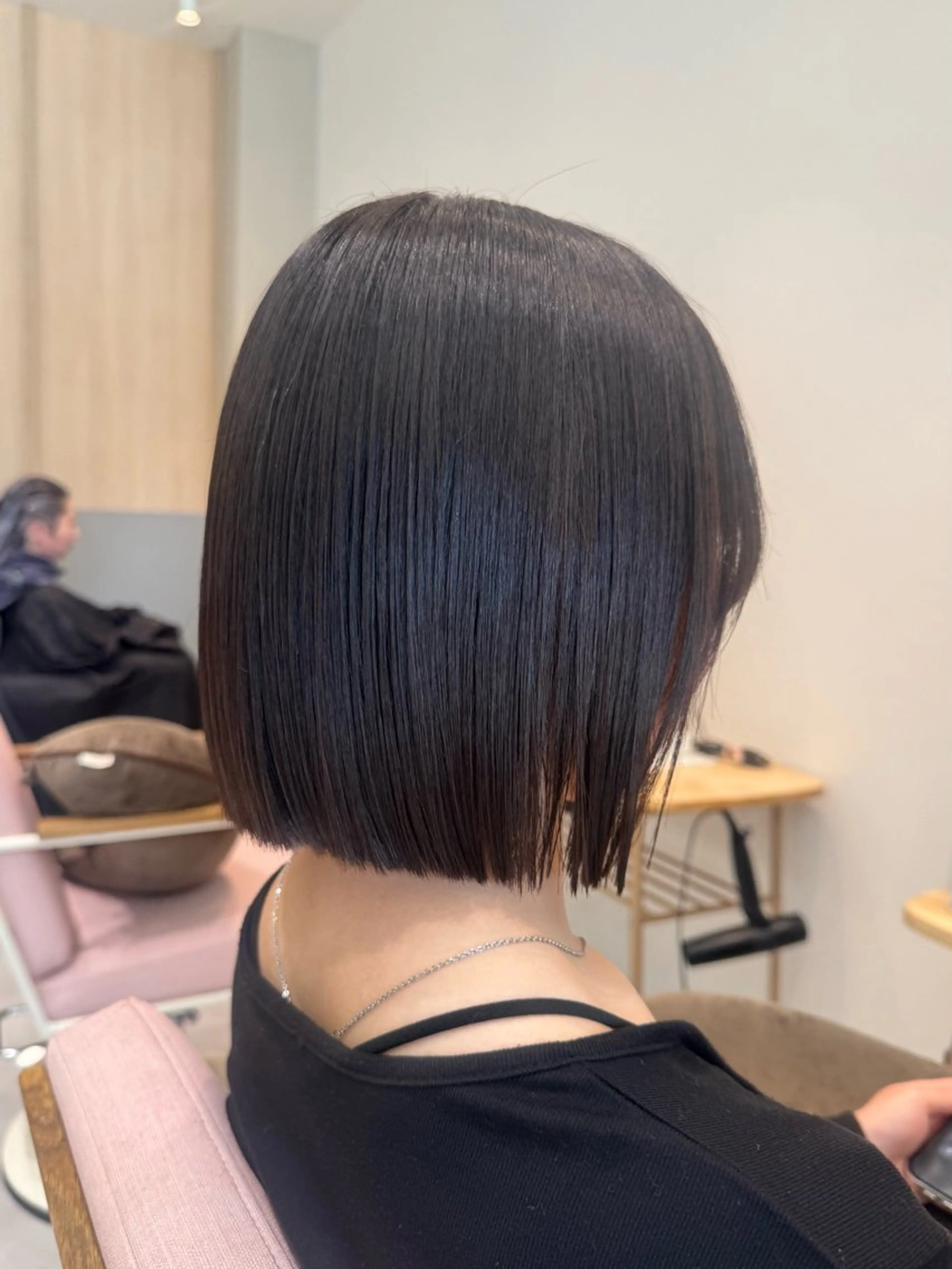 ショート カット 縮毛矯正 𝘀𝗮𝗲 ⑅*/ 艶髪/ショートボブのヘアスタイル