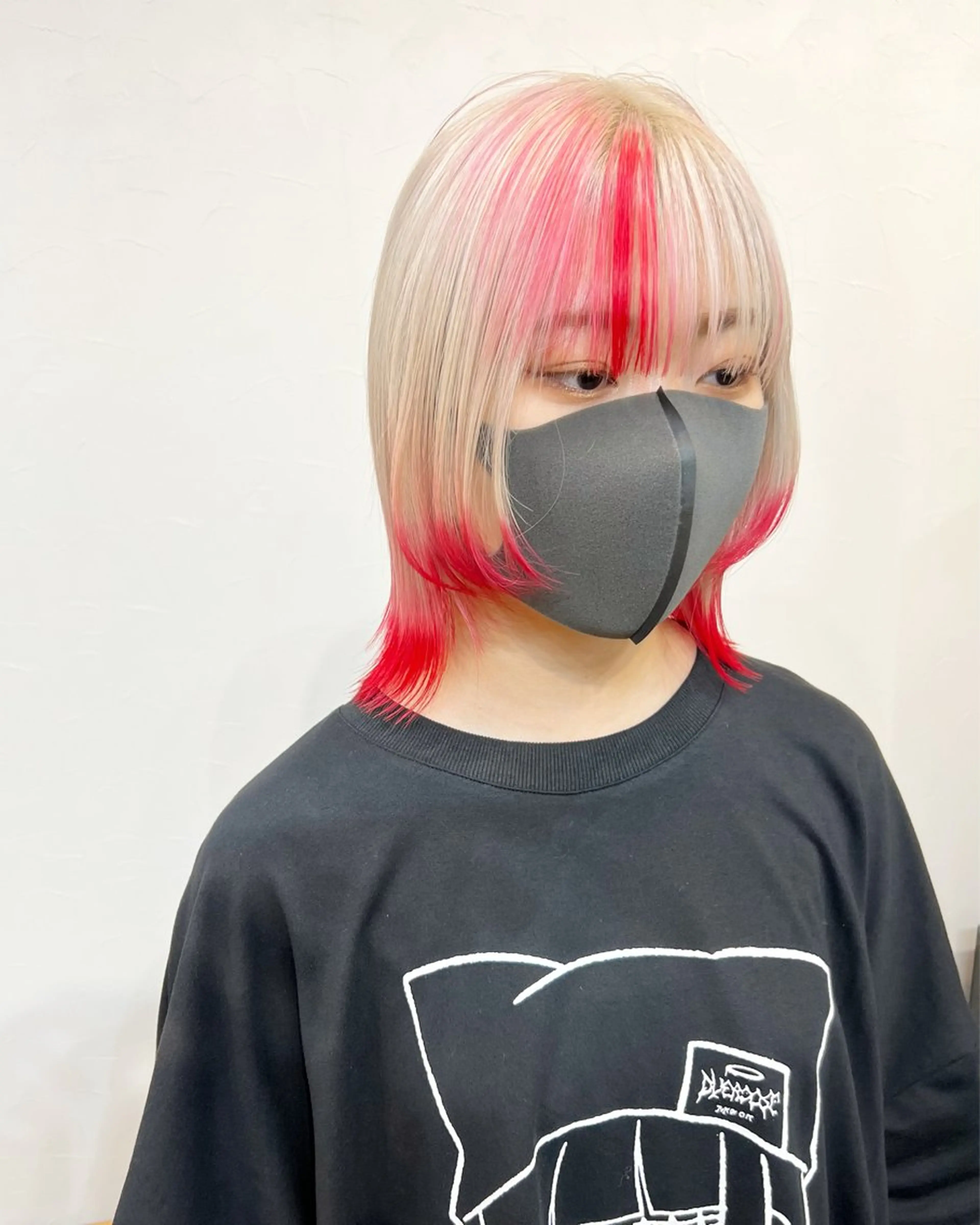 ミディアム カラー ミディアムパーマ ブリーチ ケアブリーチ ダブルカラー ハイライトカラー ヘアカラー トリートメント lani ブリーチ /ダブルカラーのヘアスタイル