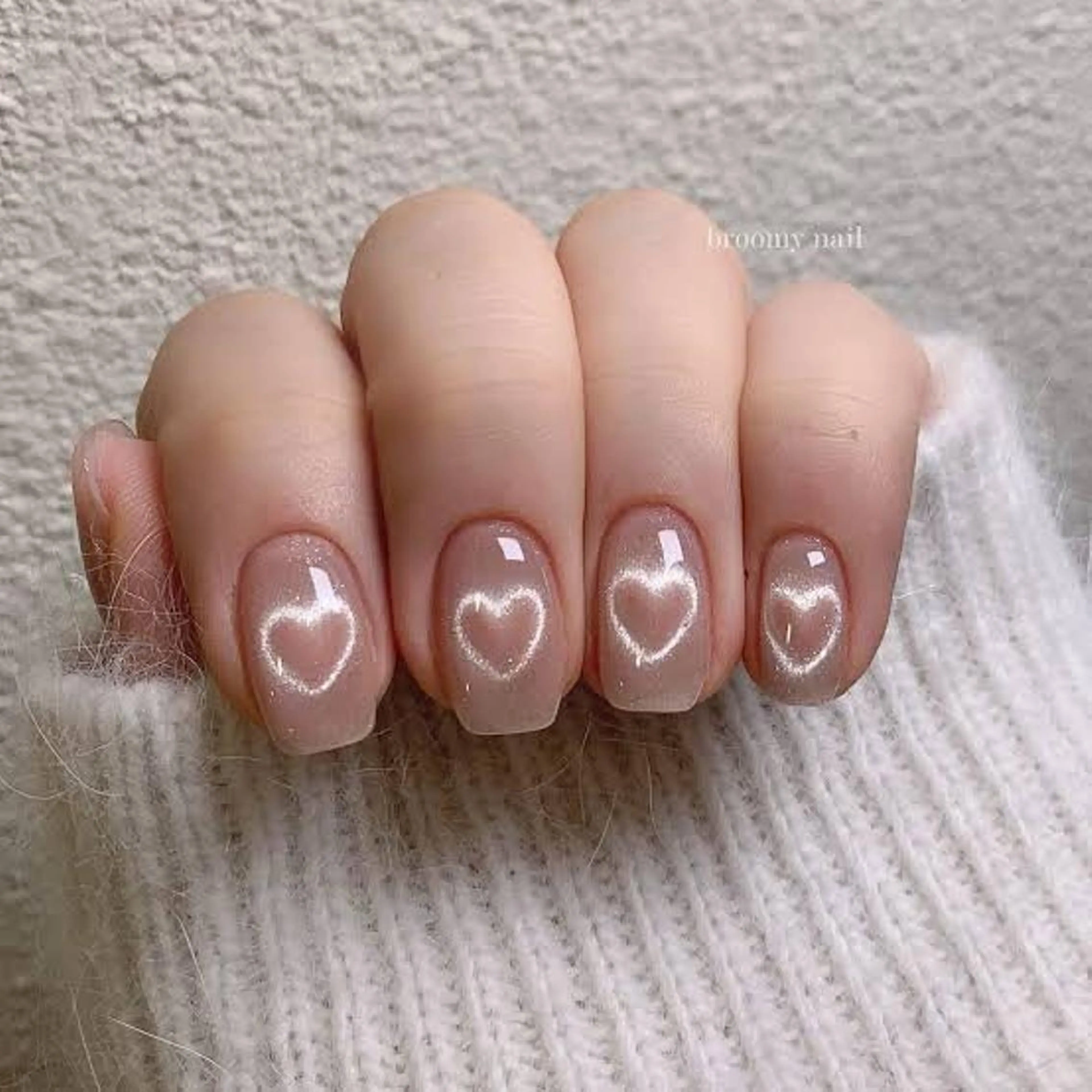 ネイル 韓国ネイル ワンホンネイル リラネイル Aikenのネイルデザイン