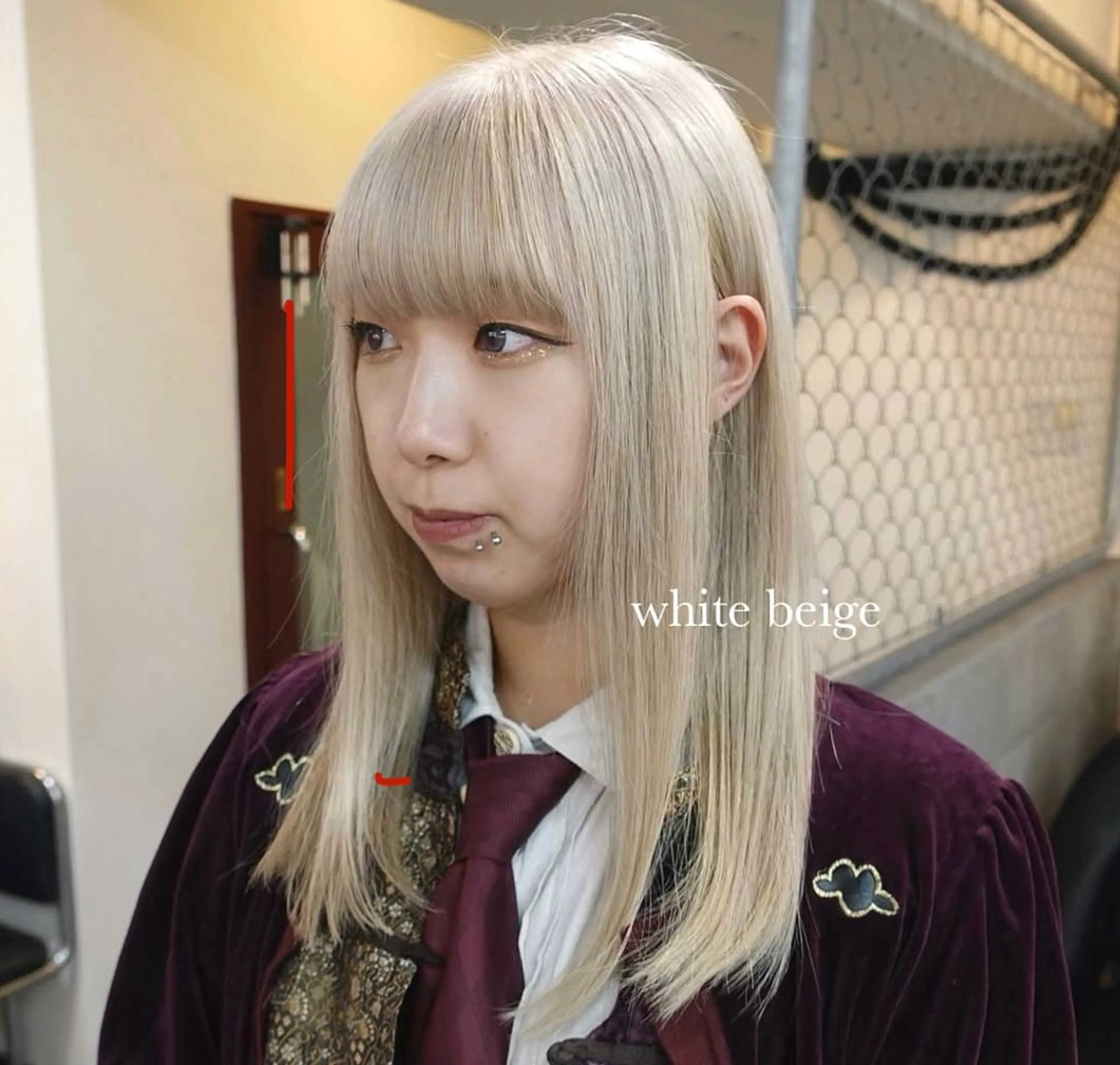 ミディアム カラー ヘアカラー トリートメント 🌈艶ハイトーン🌈 心を込めます🤝涼介のヘアスタイル