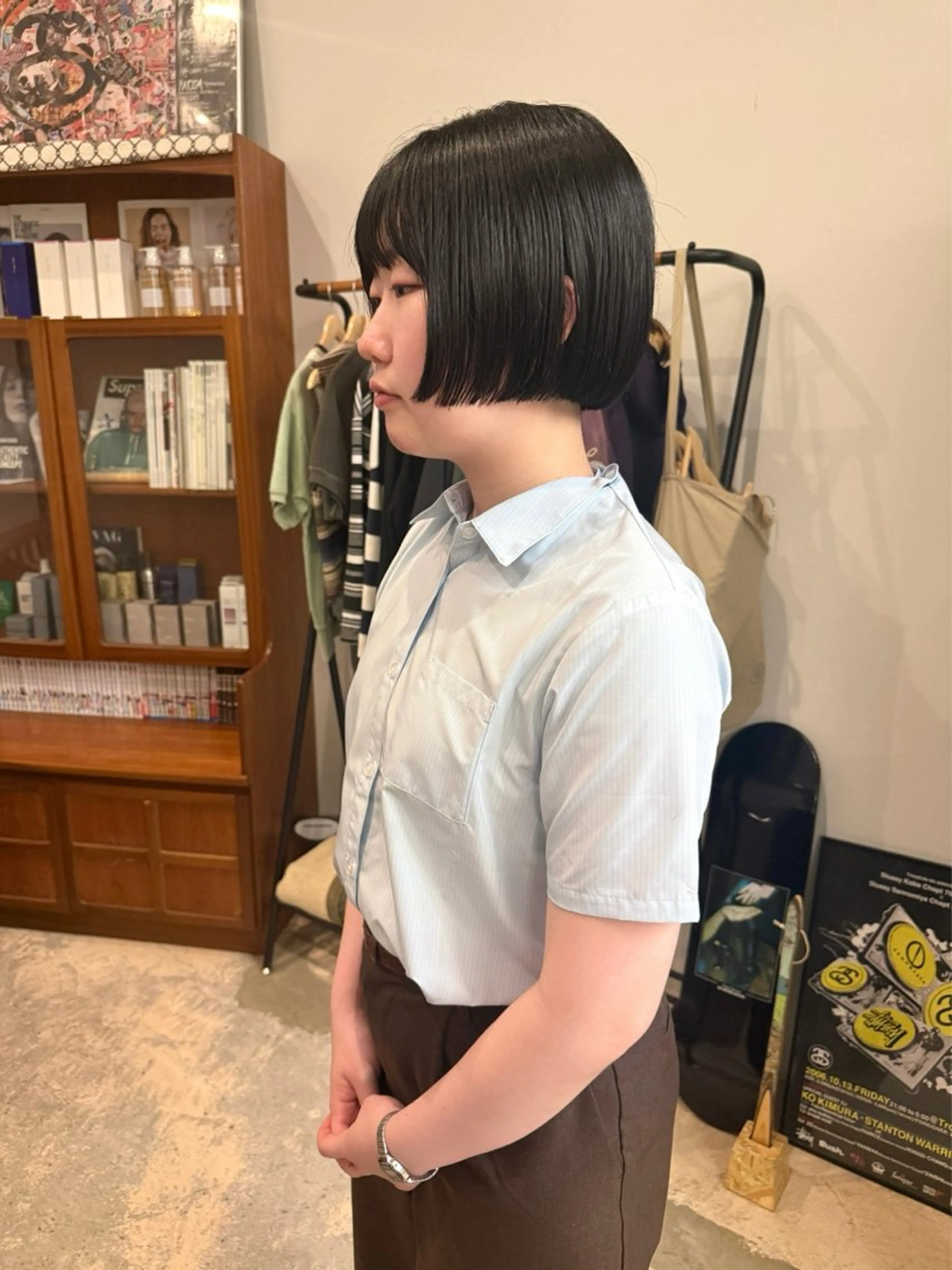 ショート ボブ naho✂︎bob/ layerのヘアスタイル