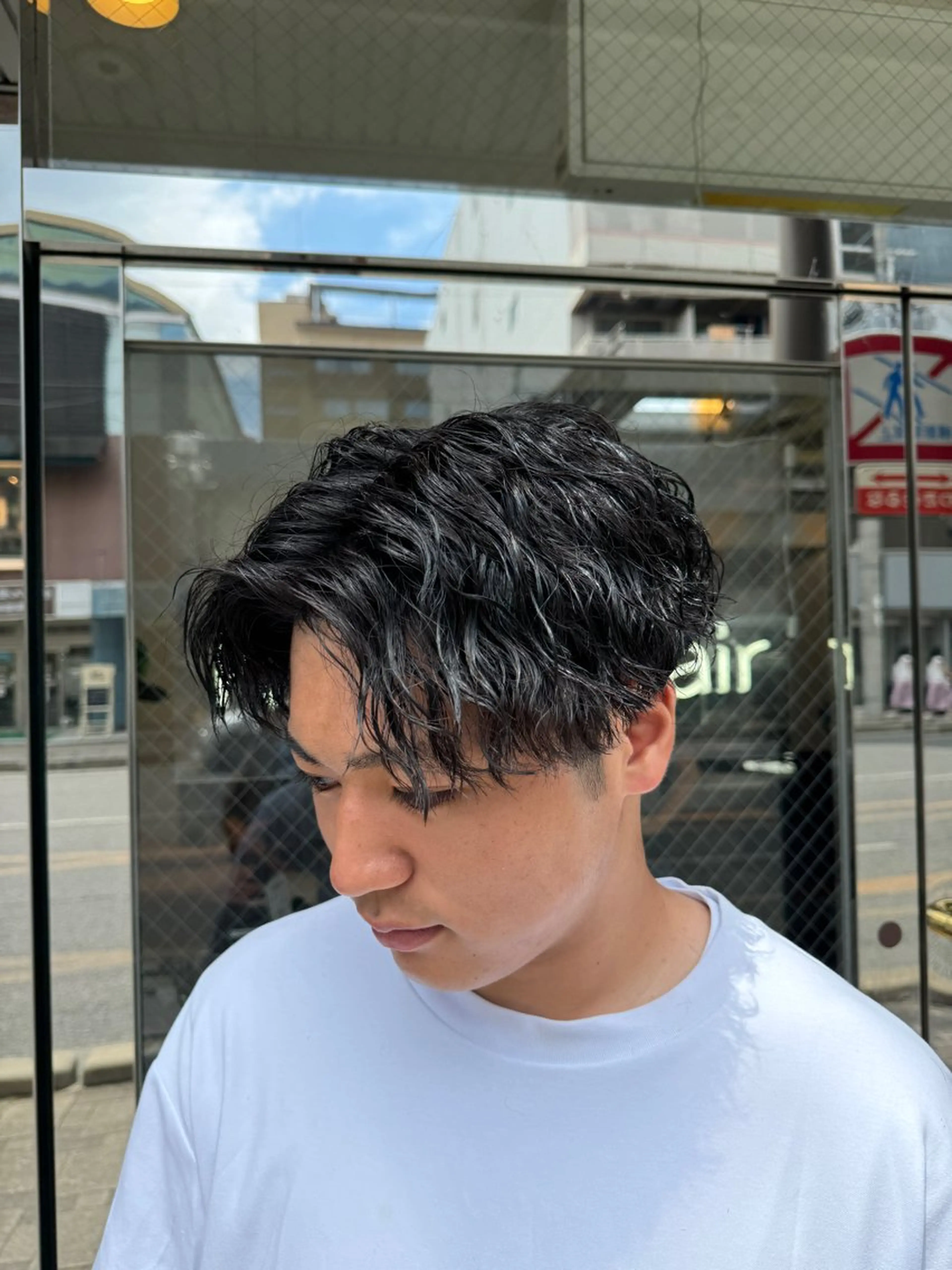 パーマ メンズ 京都駅/メンズサロン 山田司のヘアスタイル