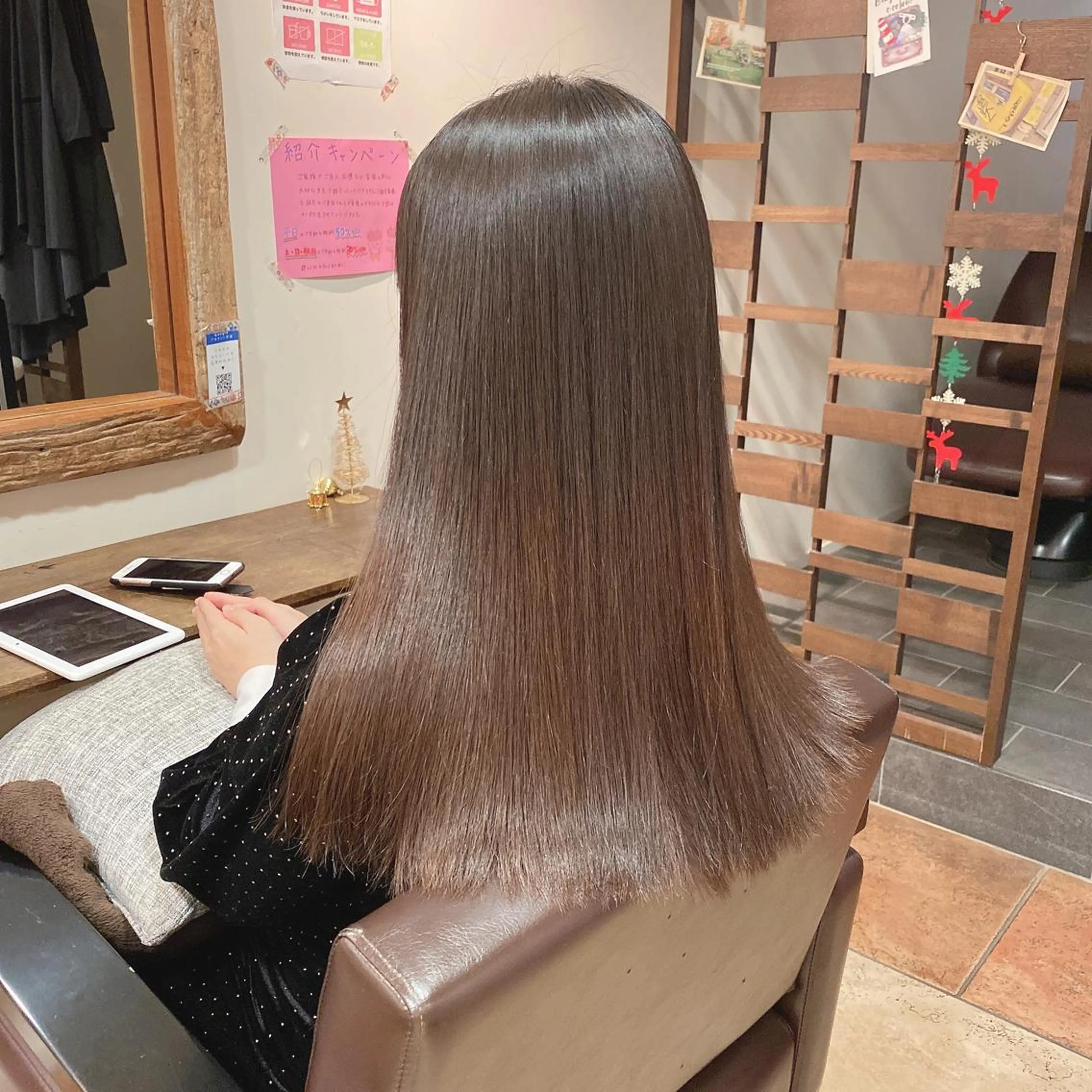 セミロング 縮毛矯正 トリートメント 髪質改善・縮毛矯正/ 下村陽平のヘアスタイル