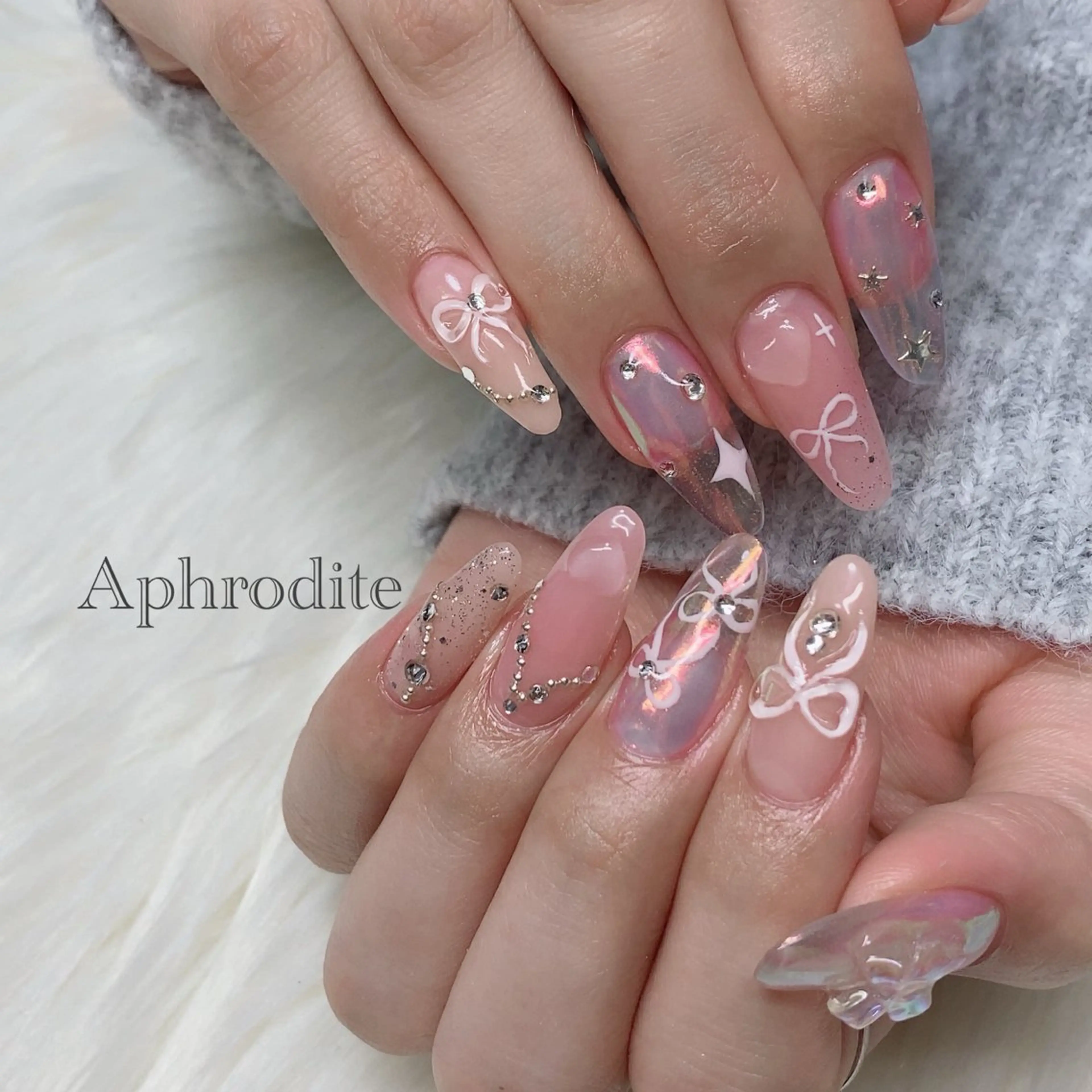 ネイル Aphrodite パラジェル認定サロンのネイルデザイン