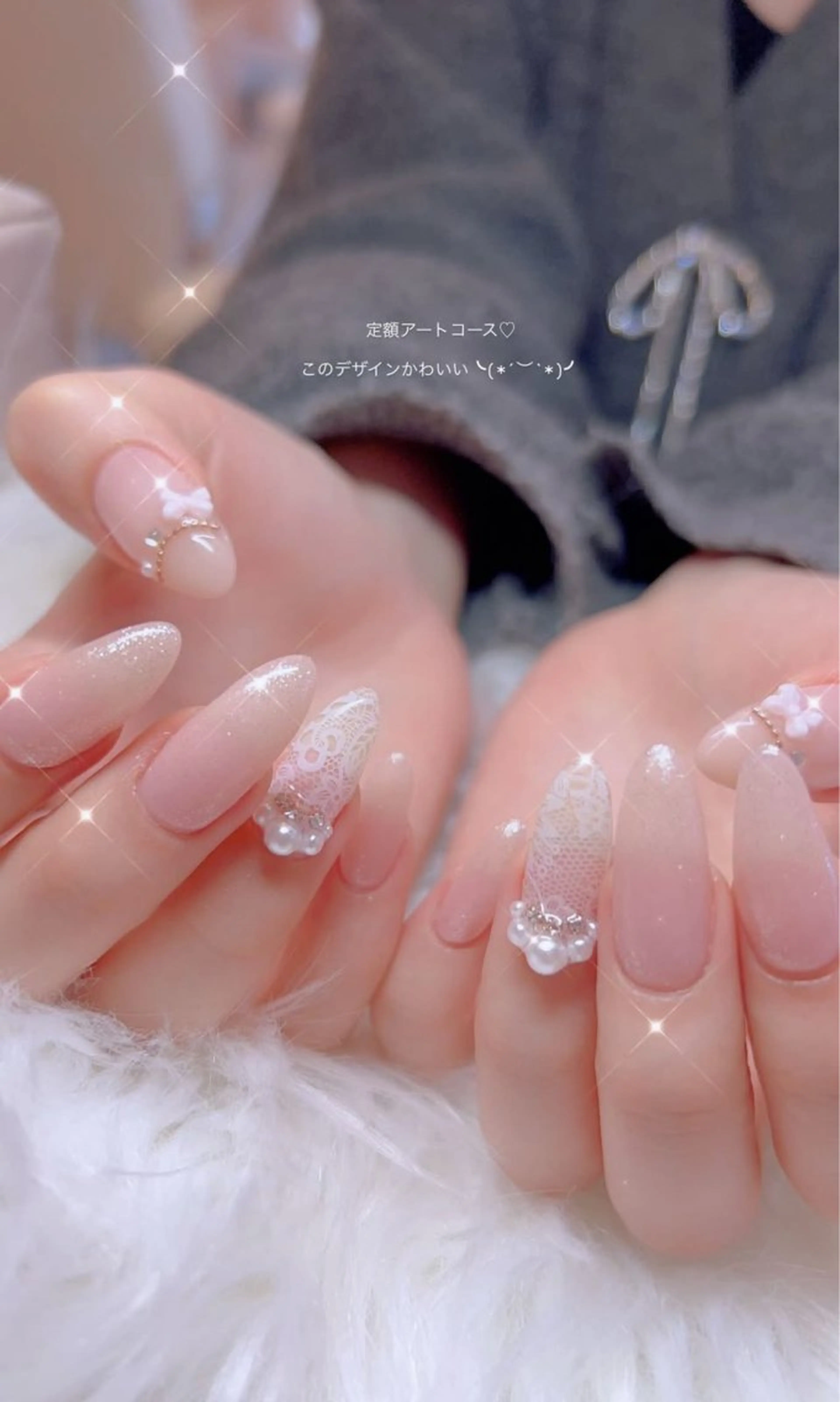 ネイル アートネイル 持ち込み バレンタイン アイラブミーネイル MAMI指名のネイルデザイン