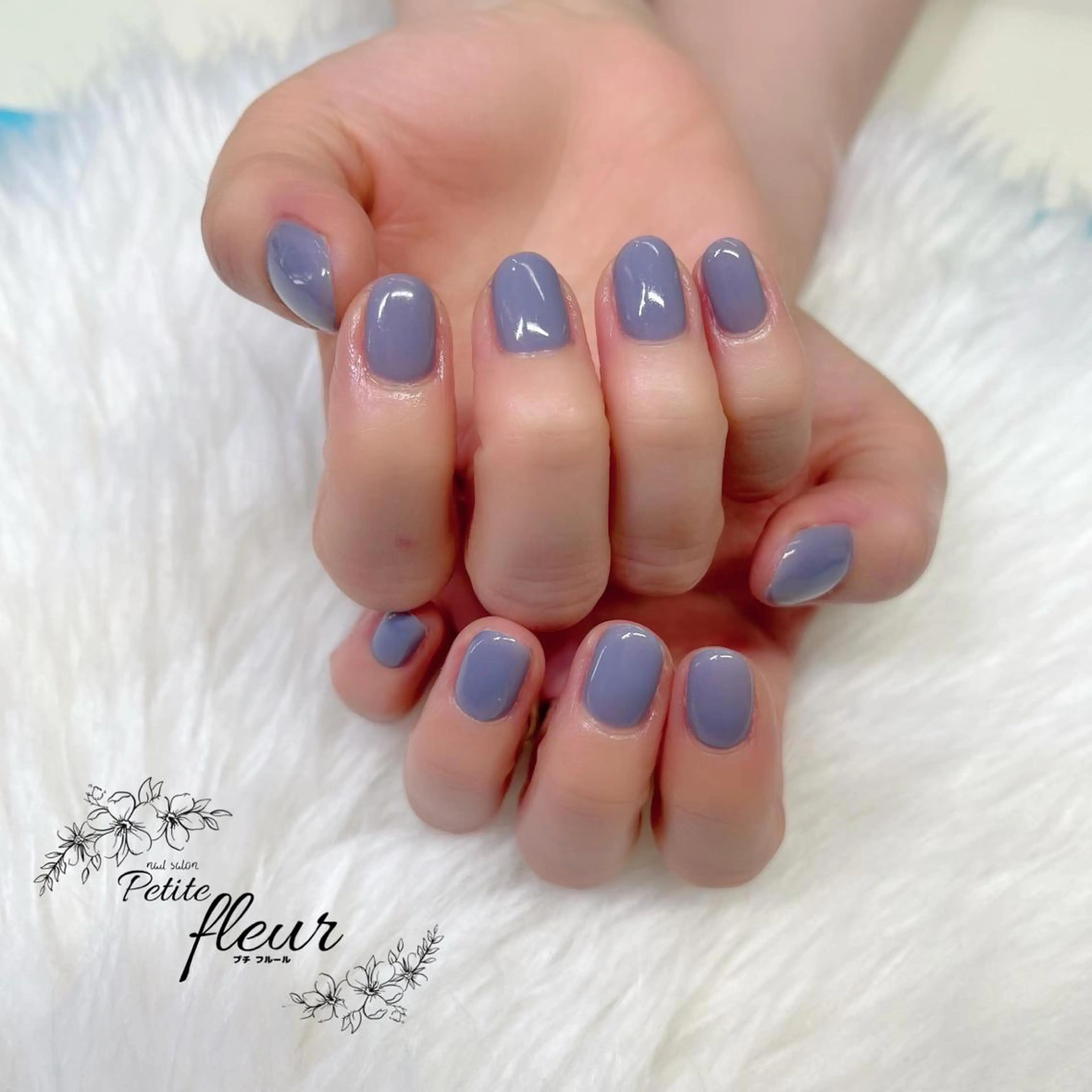 ネイル ブルー ❁⃘*。Petite fleur❁⃘*りさのネイルデザイン