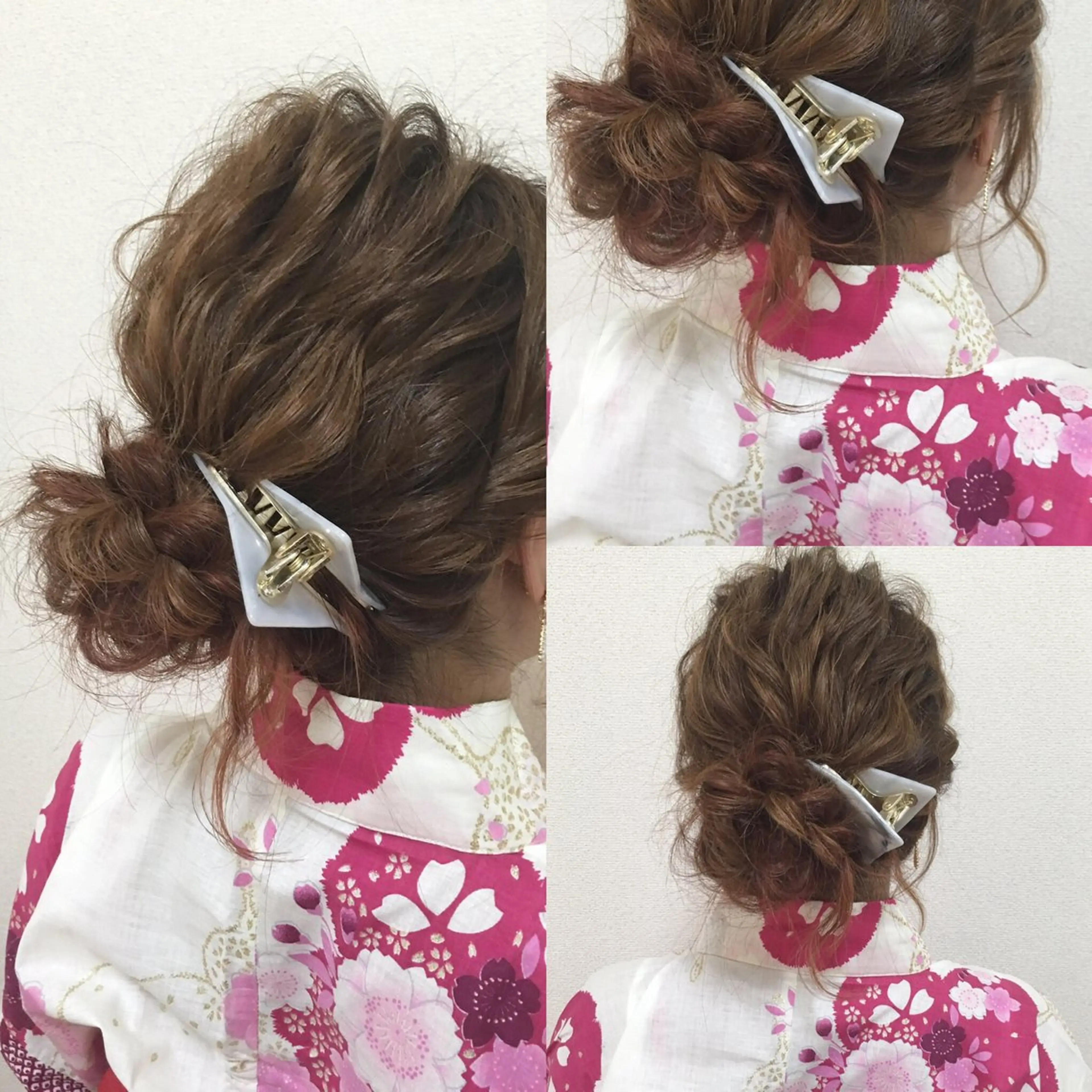 セミロング カラー ヘアアレンジ 塚本 昂のヘアスタイル