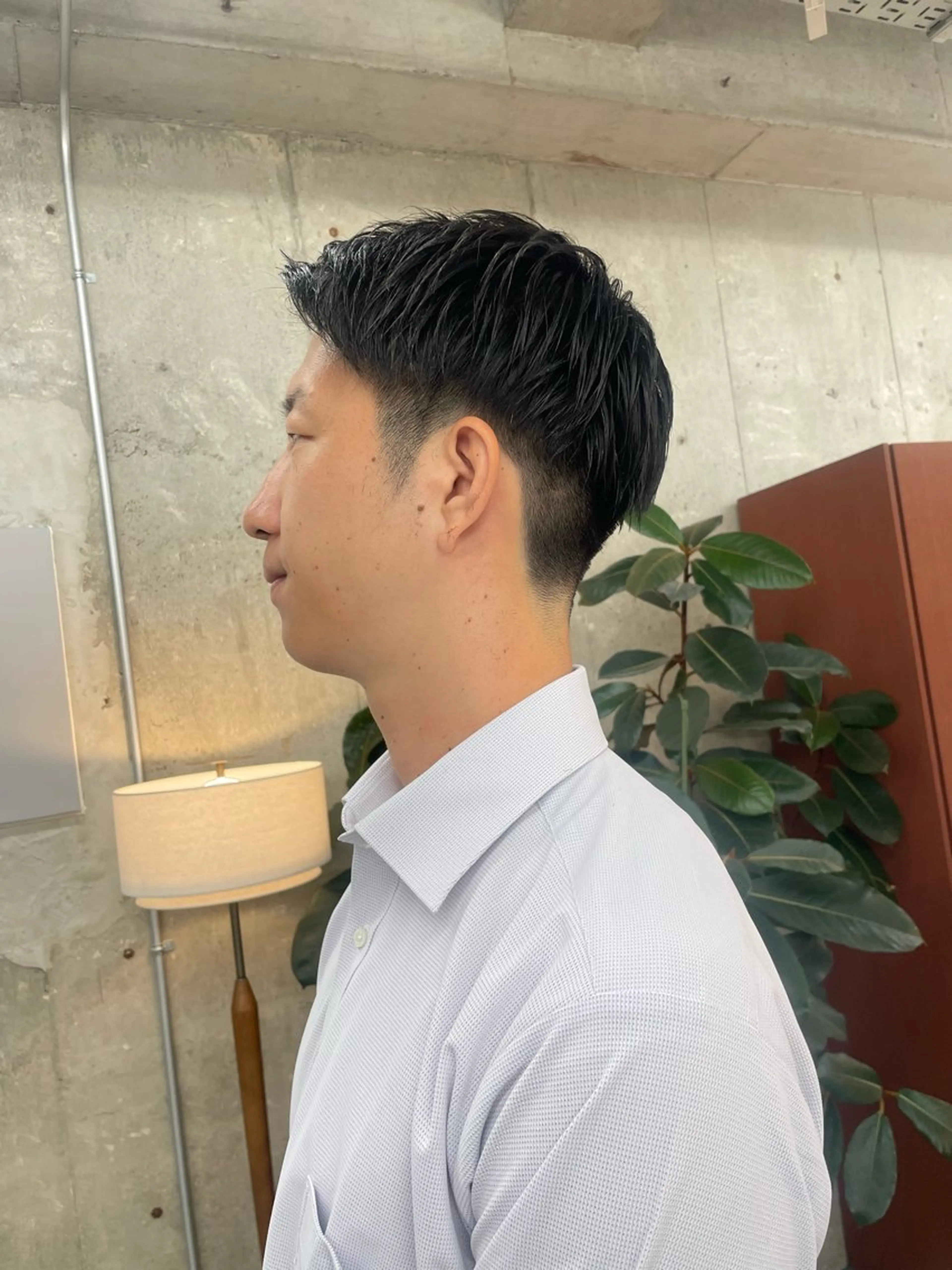 メンズ ボブ/ハイトーン YUIのヘアスタイル