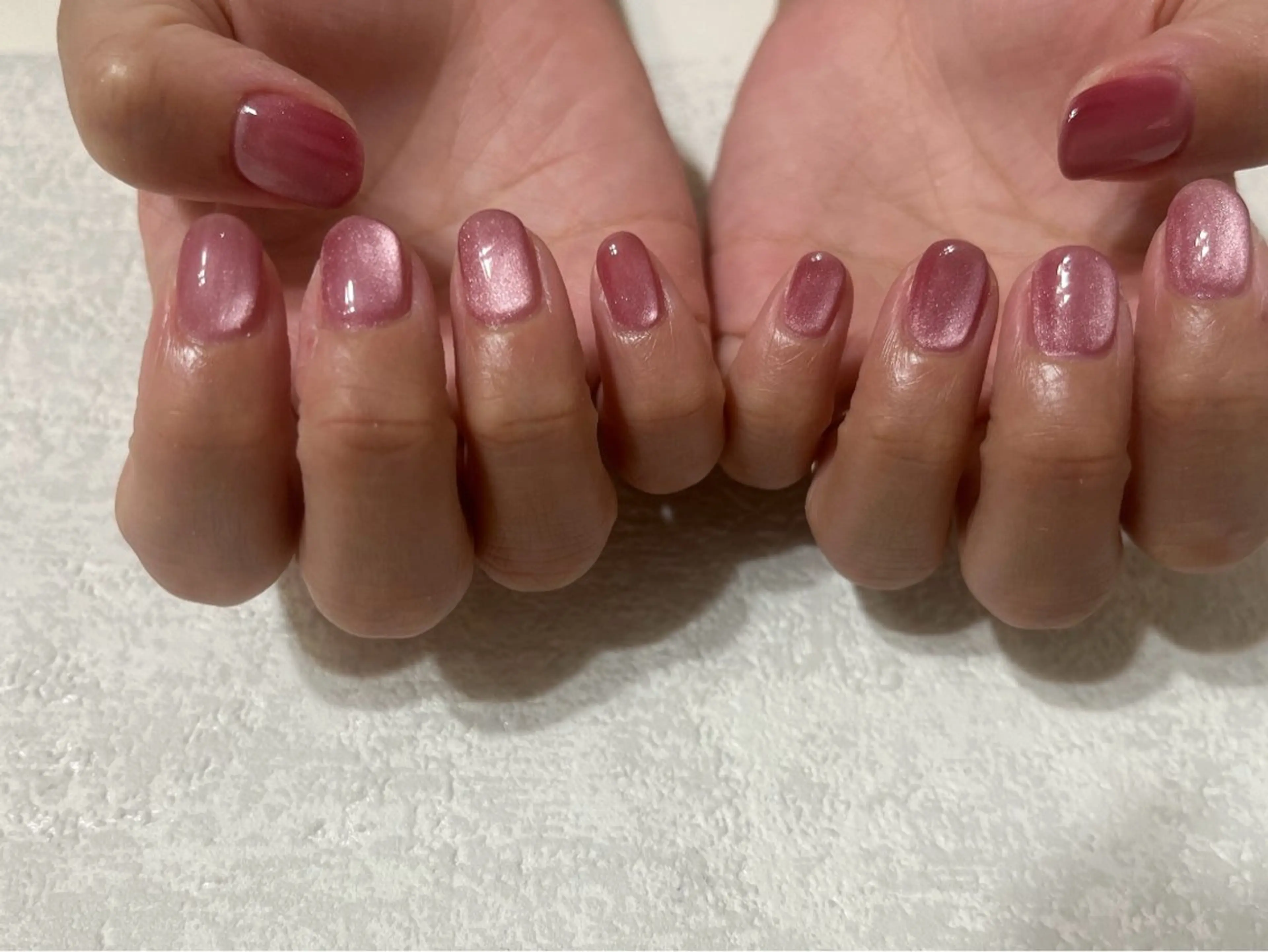 ネイル オーロラネイル フットネイル フレンチネイル ジェルネイル 韓国ネイル kikinail 溝の口のネイルデザイン