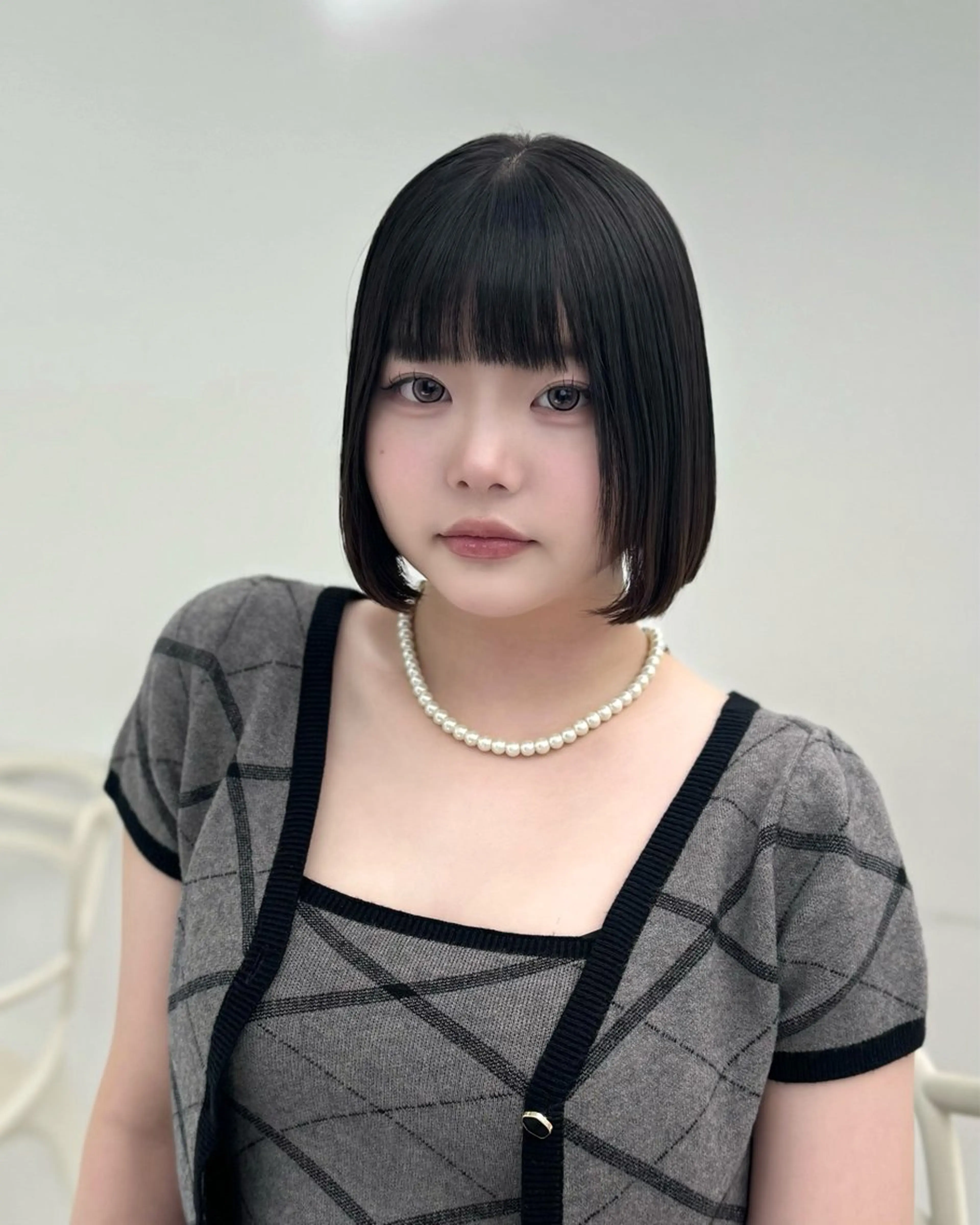 ショート カラー ヘアアレンジ カット ヘアカラー トリートメント ヘッドスパ ヘアセット 縮毛矯正🤍 盛れるボブ/ひかりのヘアスタイル