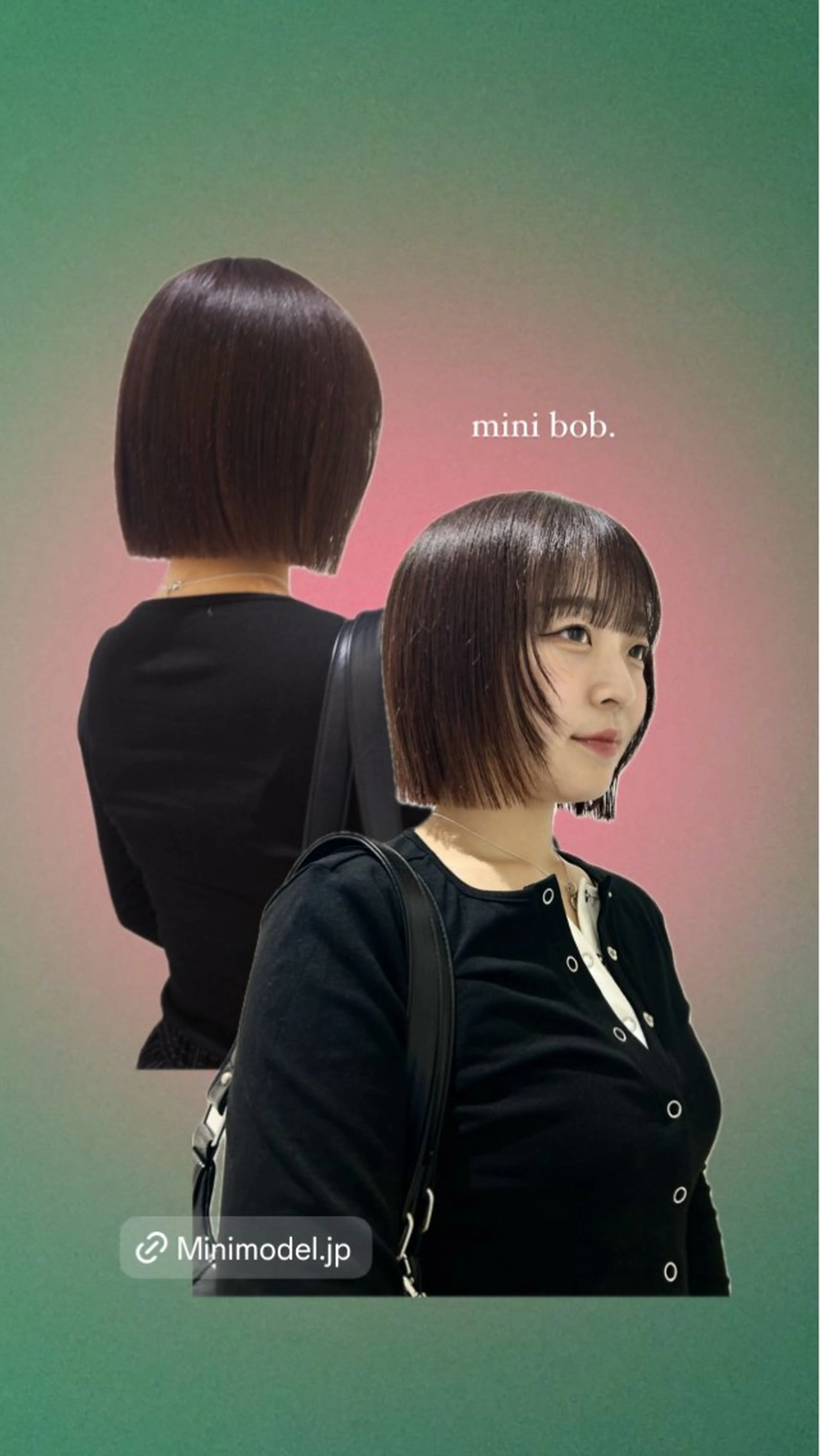 ショート カラー カット ヘアカラー 👔ボブ﹨髪質改善 ストレート🩳ももかのヘアスタイル