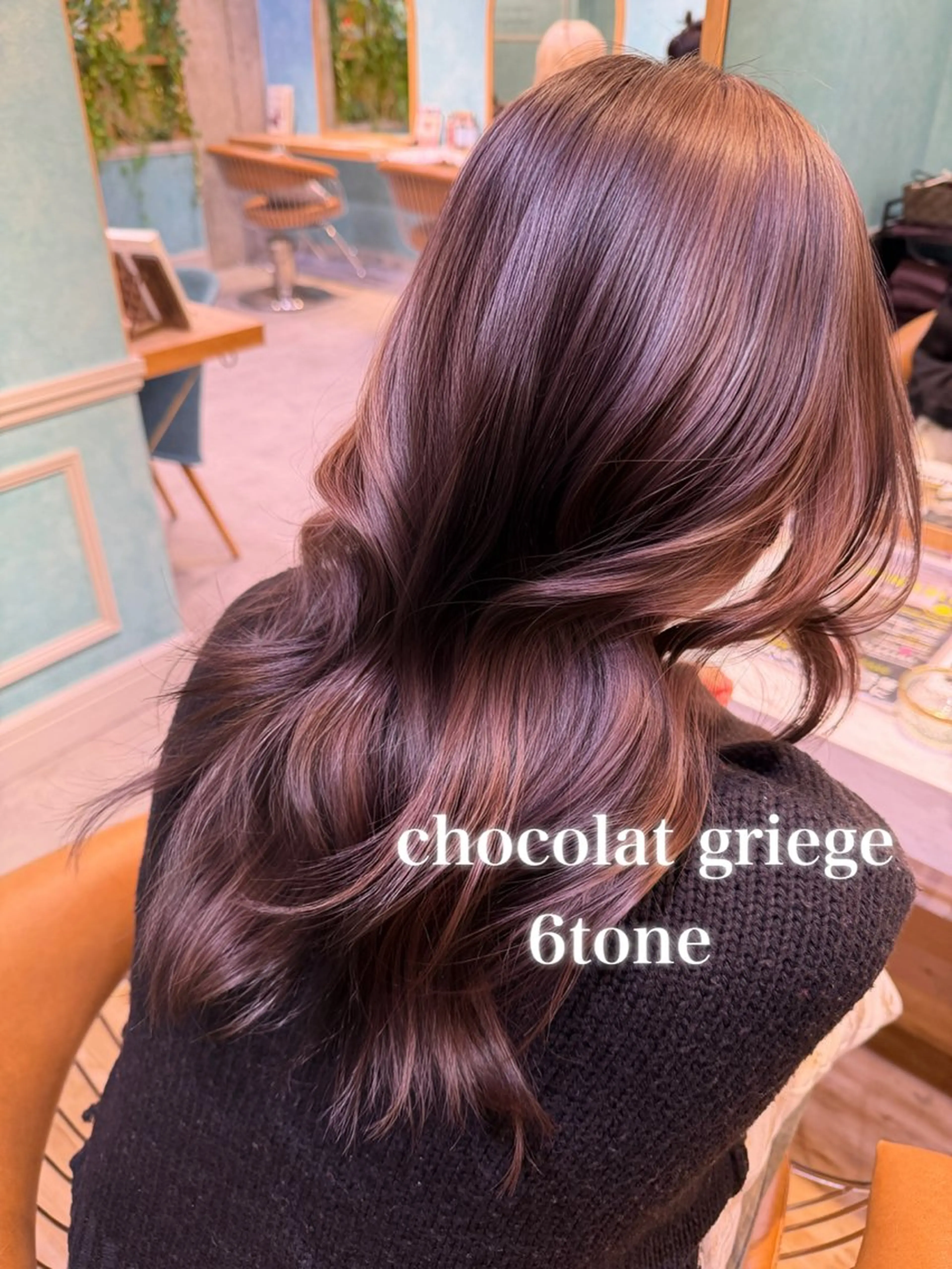 セミロング カラー カット ヘアカラー トリートメント ❤️ブリーチ/暖色/ カラー/大宮のヘアスタイル