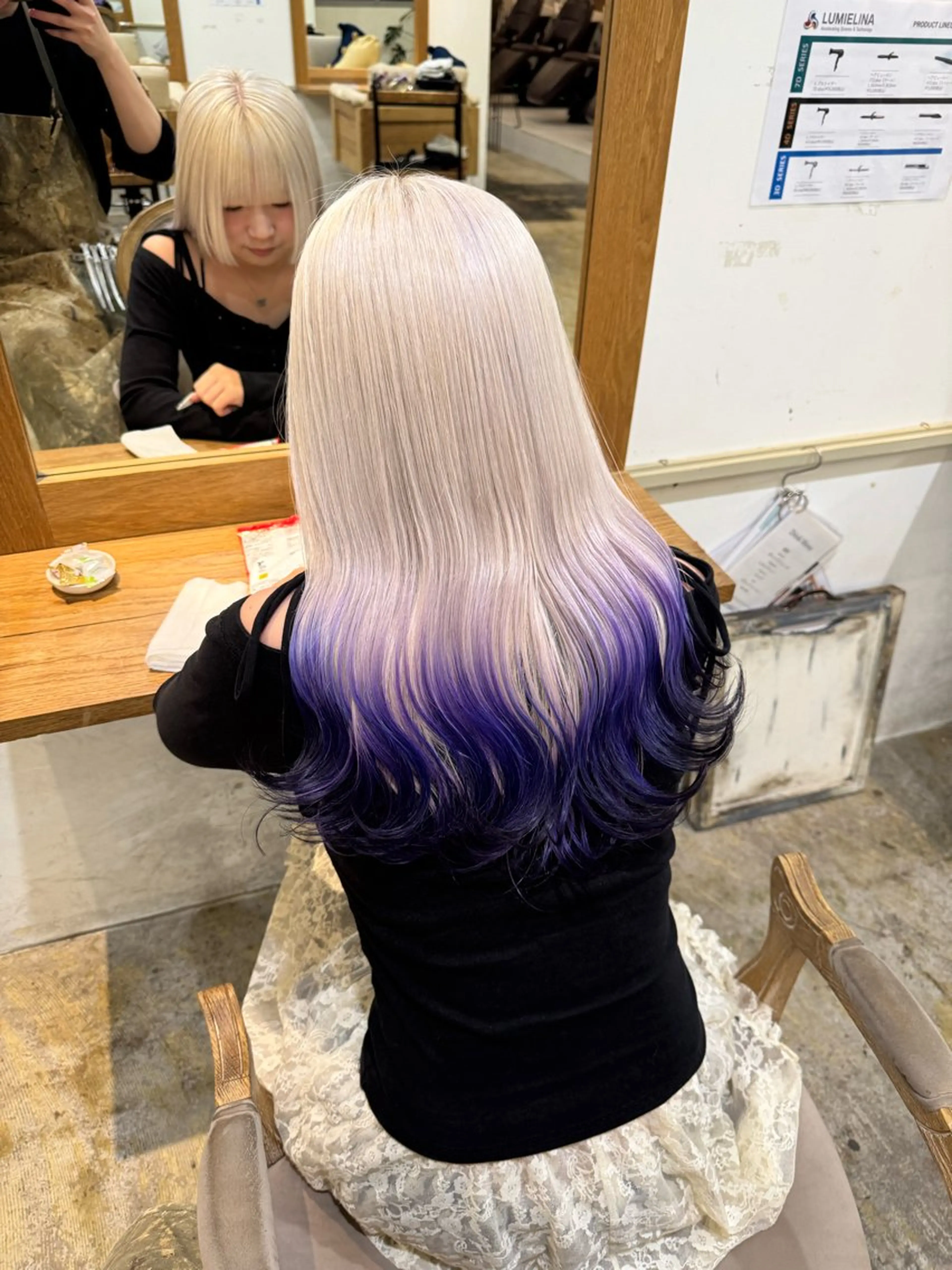 ミディアム Honoka👧🏼 ルーツ、グラデ特化のヘアスタイル