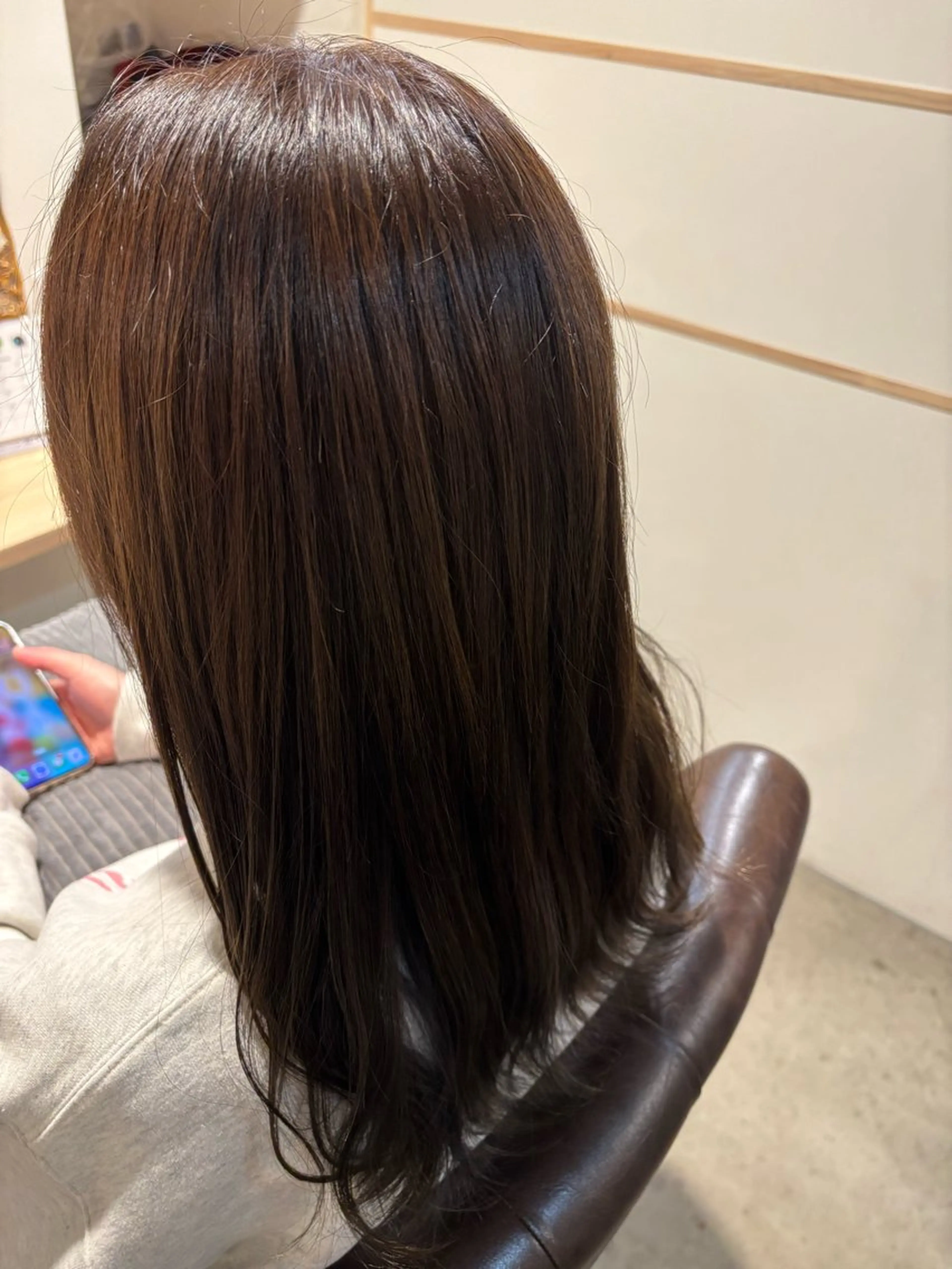 セミロング カラー ヘアアレンジ 透明感カラー ✨艶髪/透明感カラー そらのヘアスタイル