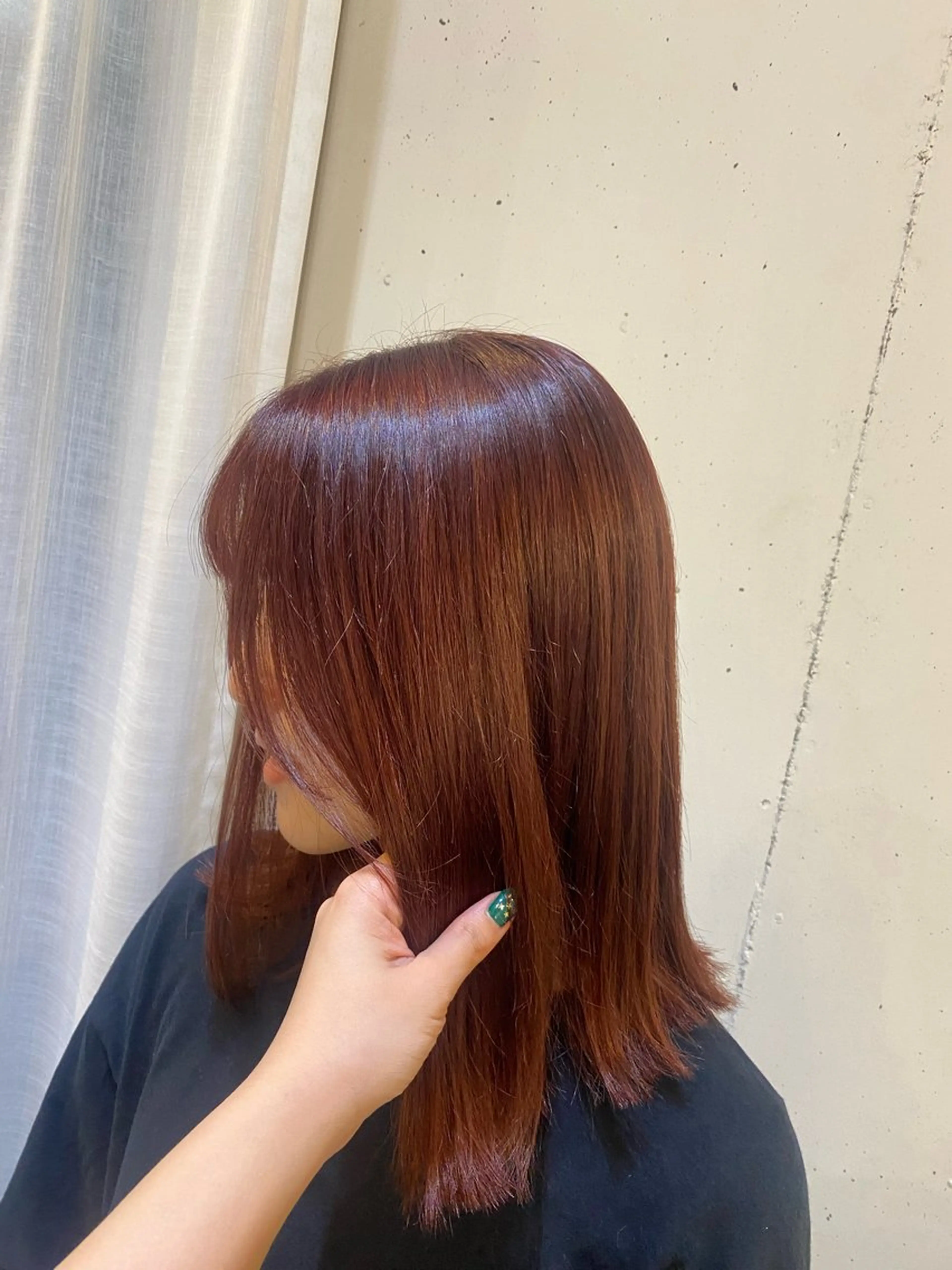 セミロング カラー ブリーチ . SHIZUKAのヘアスタイル