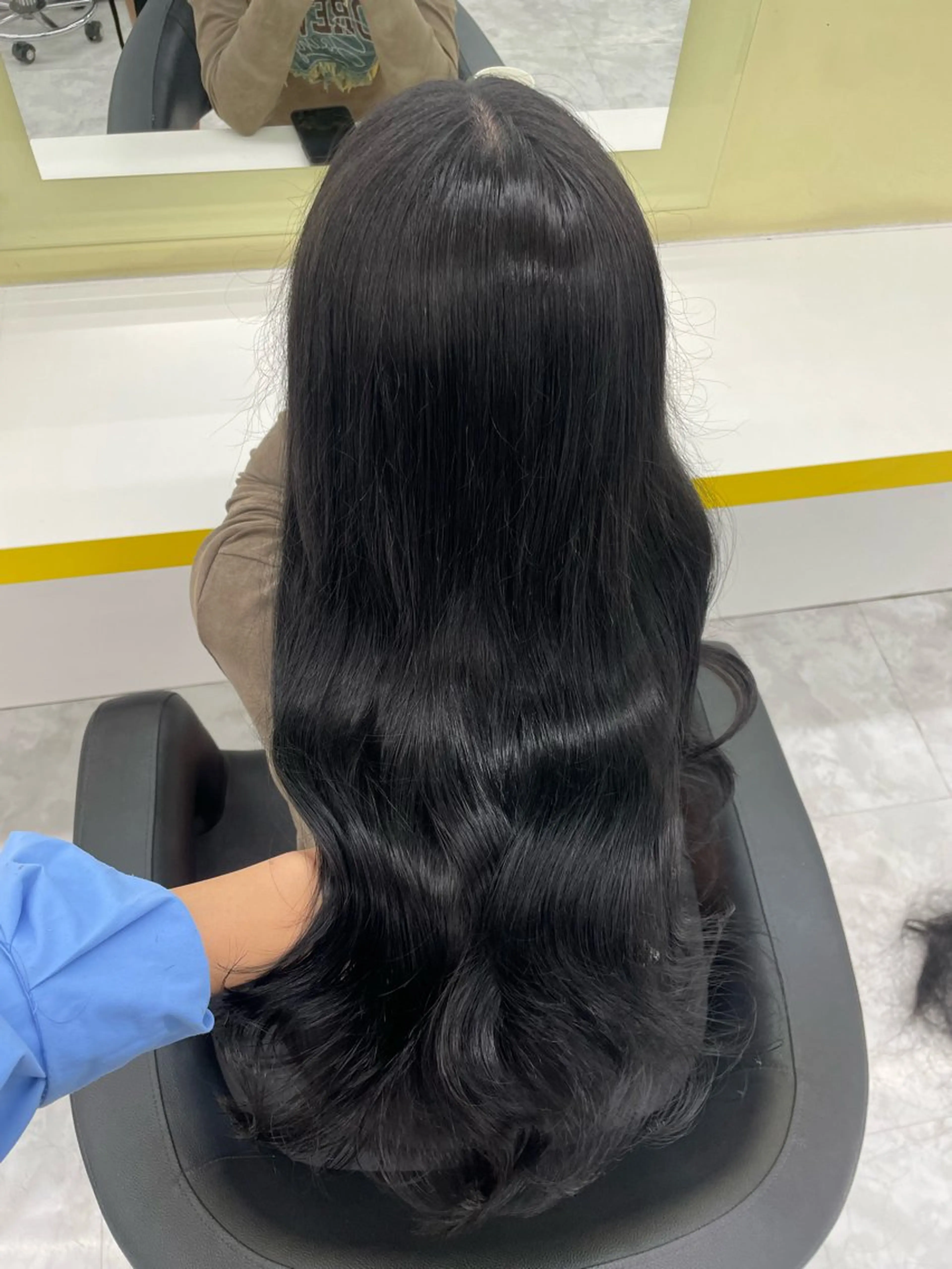 ロング カラー カット ヘアカラー トリートメント 🦋色落ち綺麗カラー メンズYUZU🦋‪のヘアスタイル