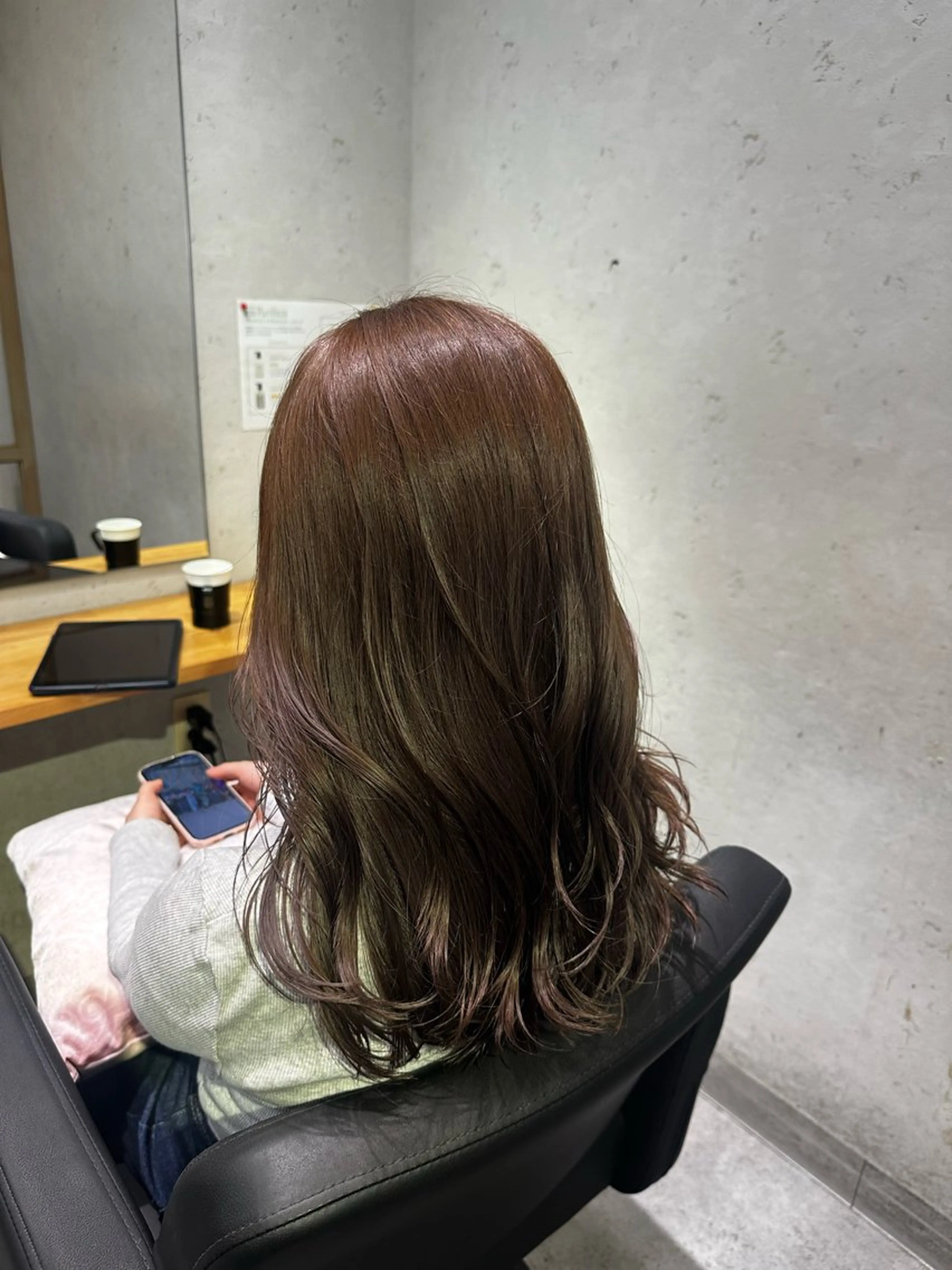 ロング カラー カット ヘアカラー トリートメント 上野1レイヤー上手い 美容師✂︎touiのヘアスタイル