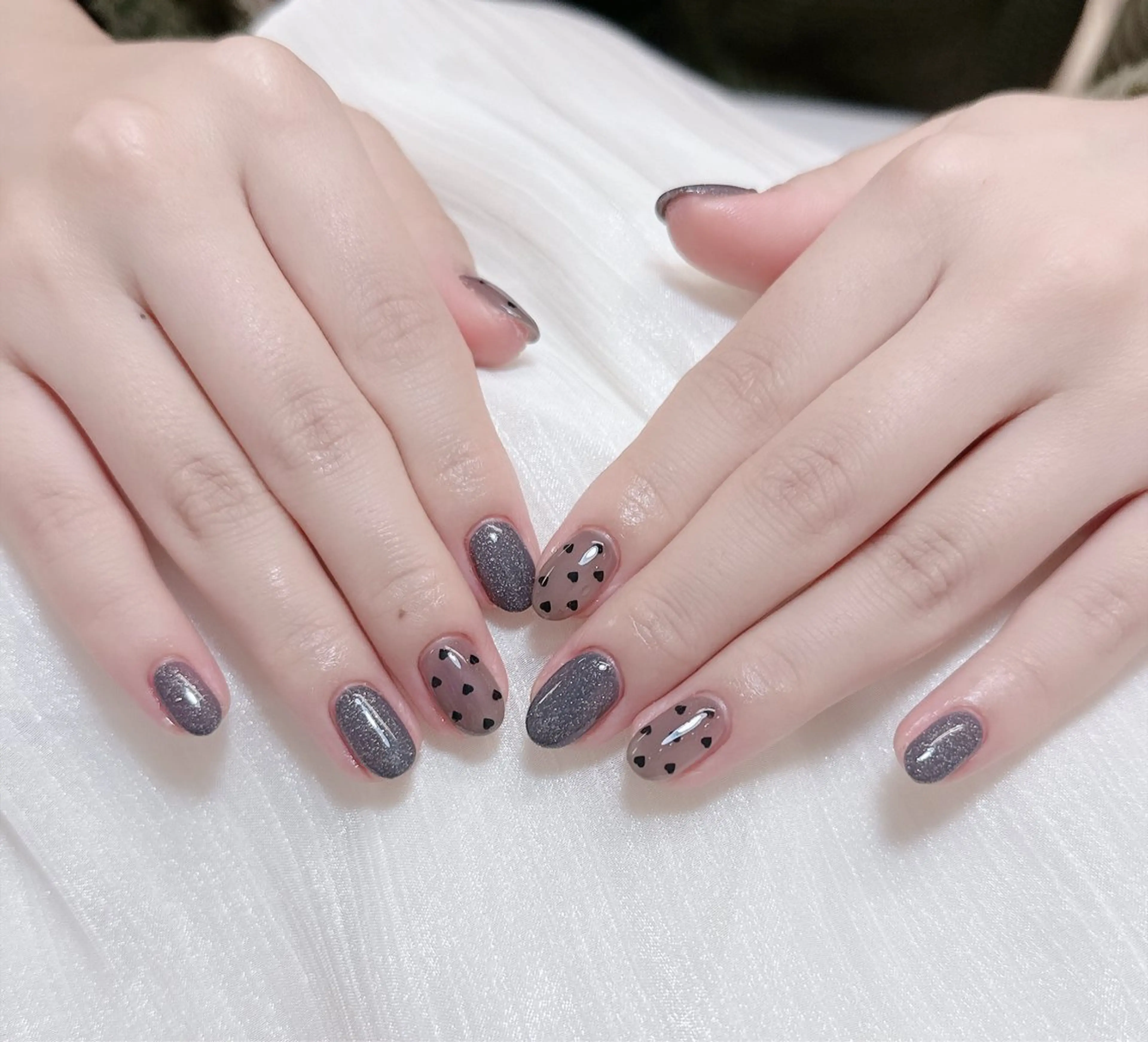 ネイル アートネイル チークネイル フレンチネイル グラデーション キラキラネイル 陳 rinaのネイルデザイン