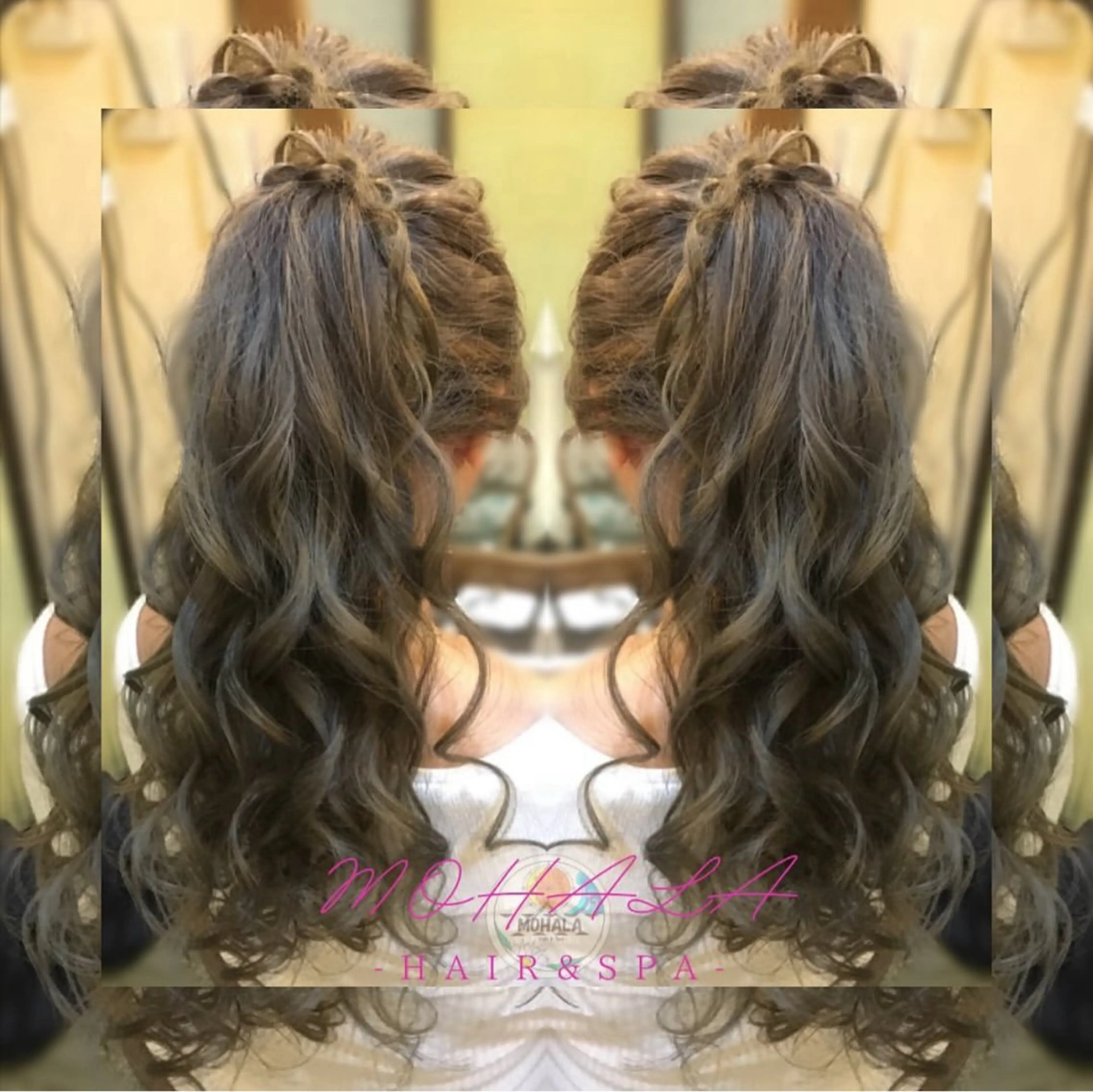 ロング ヘアアレンジ ポニーテール Yamauchi natsumiのヘアスタイル