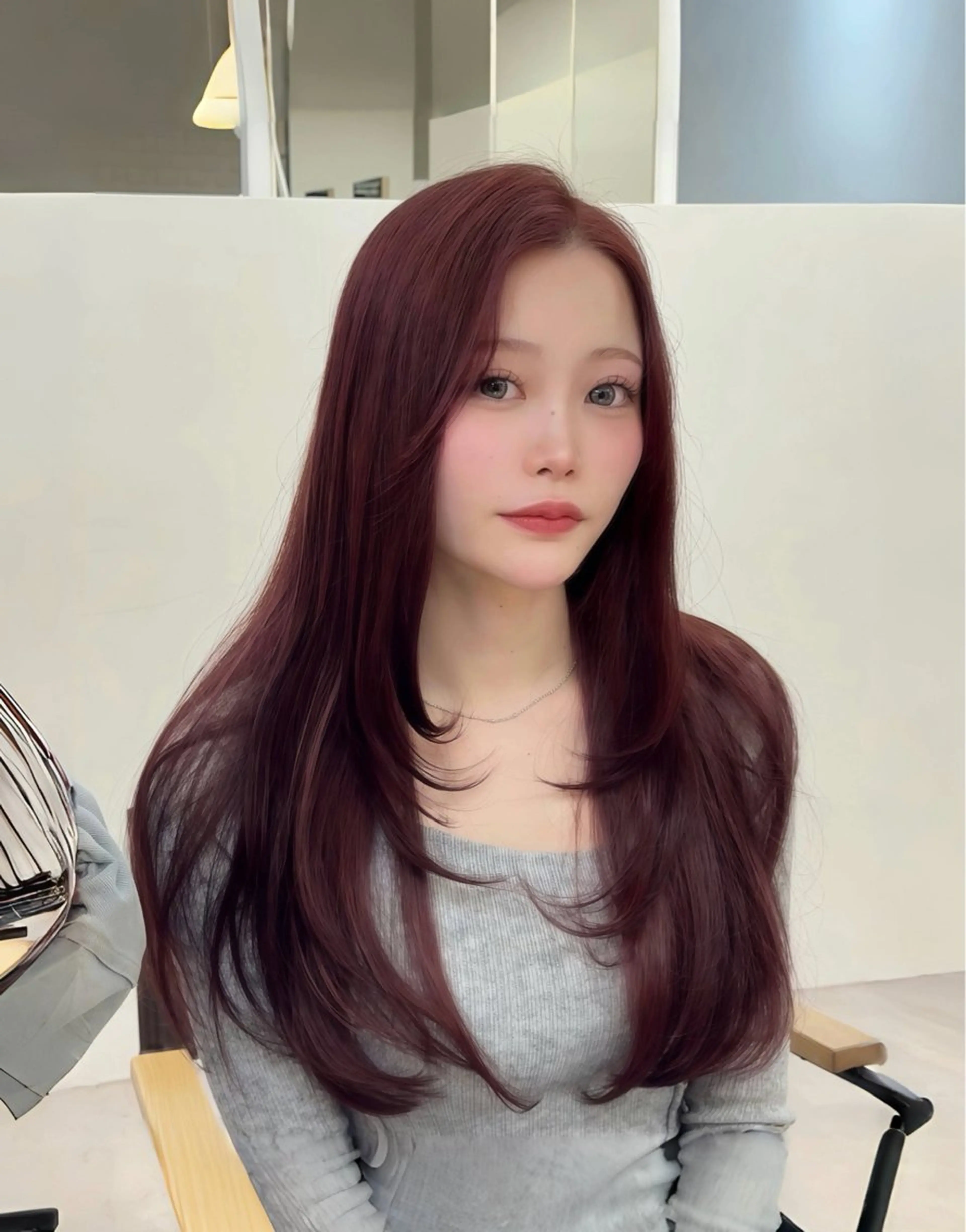 ロング レイヤーカット/ 艶カラー/山内一暉のヘアスタイル