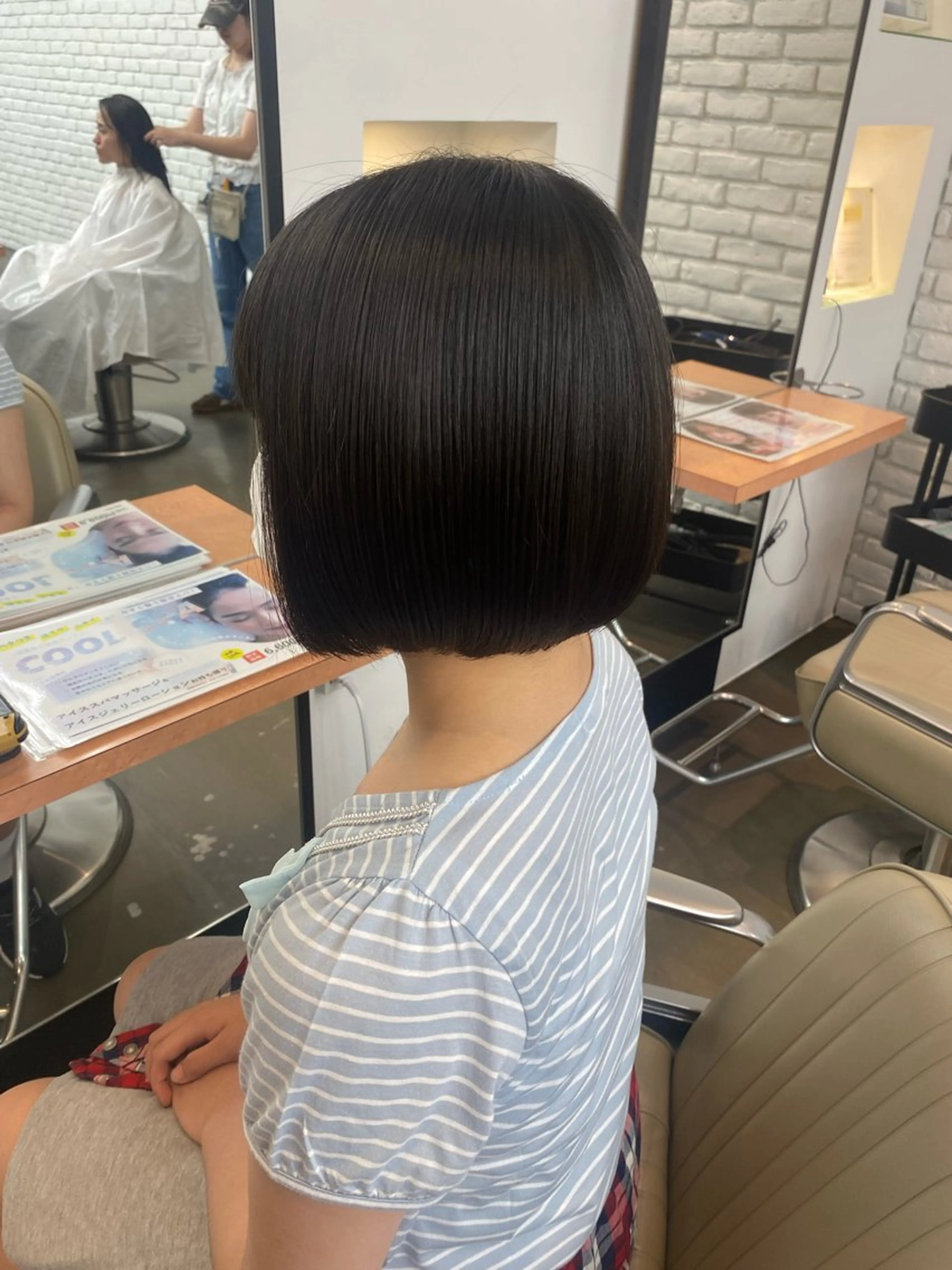 ショート ボブ カット ヘアカラー トリートメント 🎧ayaka/ボブ /透明感カラー🩵のヘアスタイル