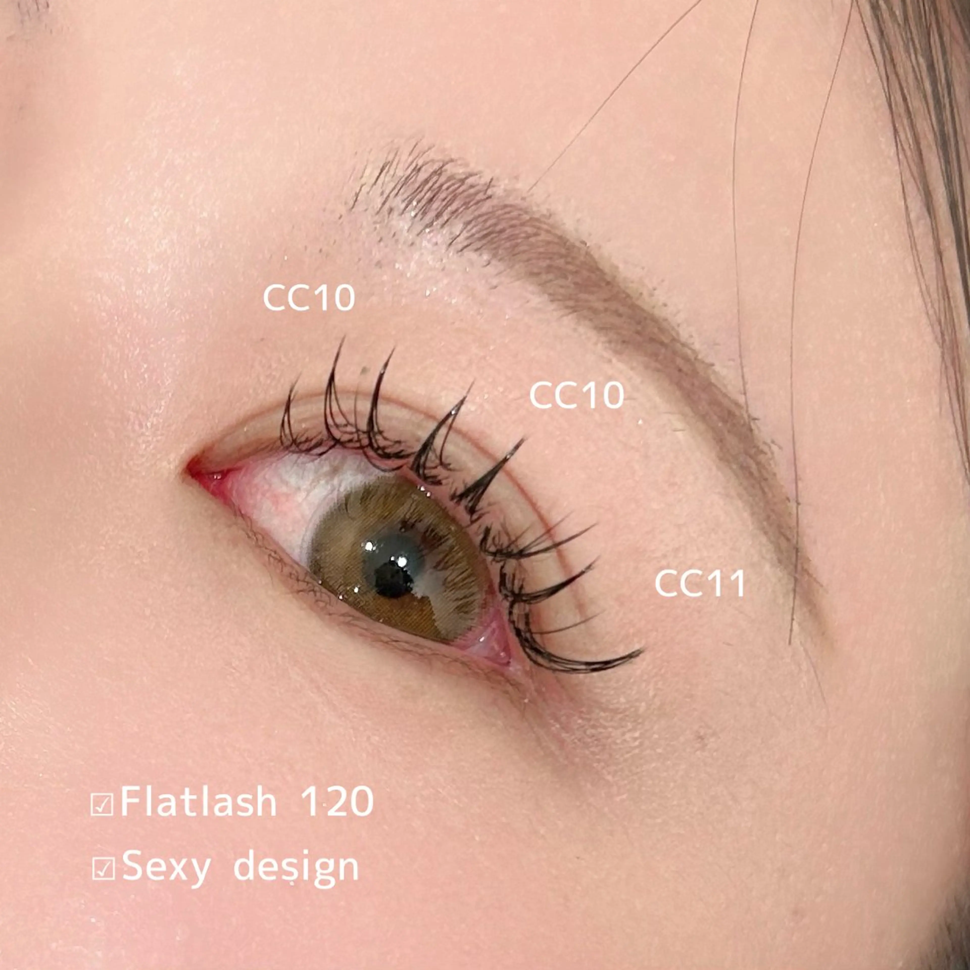 マツエク・マツパ フラットラッシュ ciena / えなこのマツエク・マツパデザイン