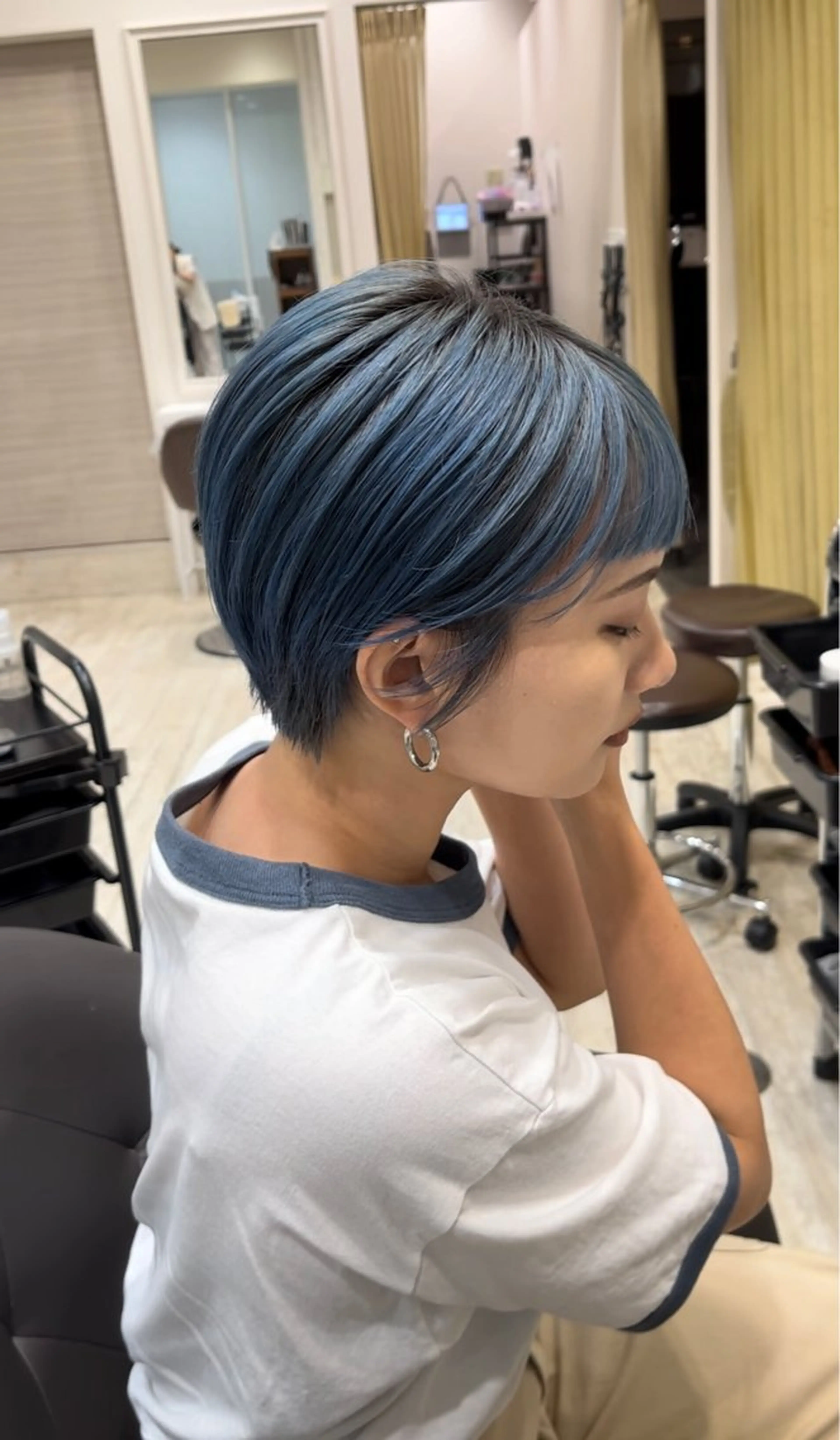 ショート ショートヘア 福田 しずくのヘアスタイル