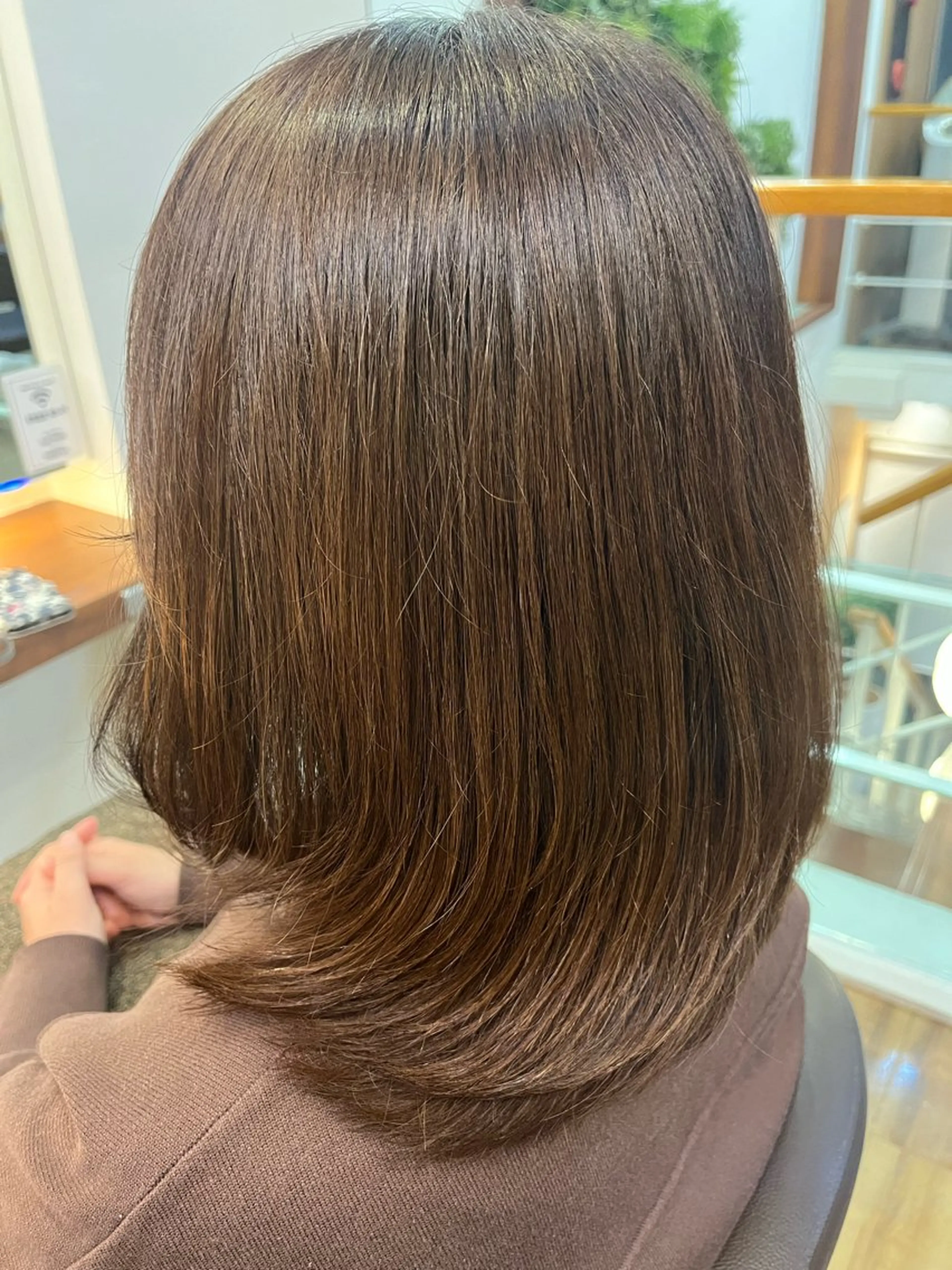 ミディアム カラー ヘアカラー すばる/縮毛矯正 /似合わせカラーのヘアスタイル