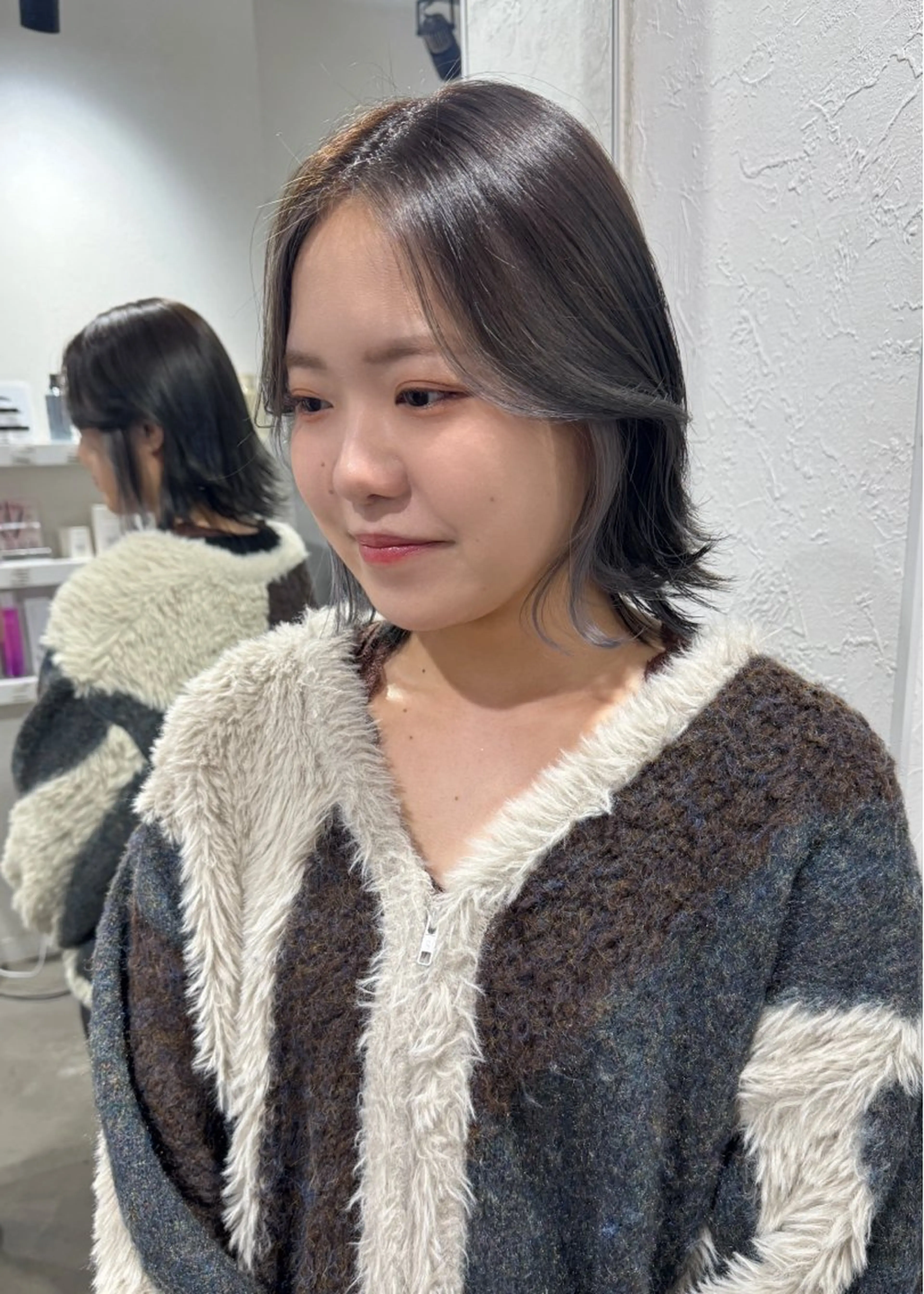 カラー ヘアカラー ハイトーン/レイヤー /艶カラー🎀のヘアスタイル