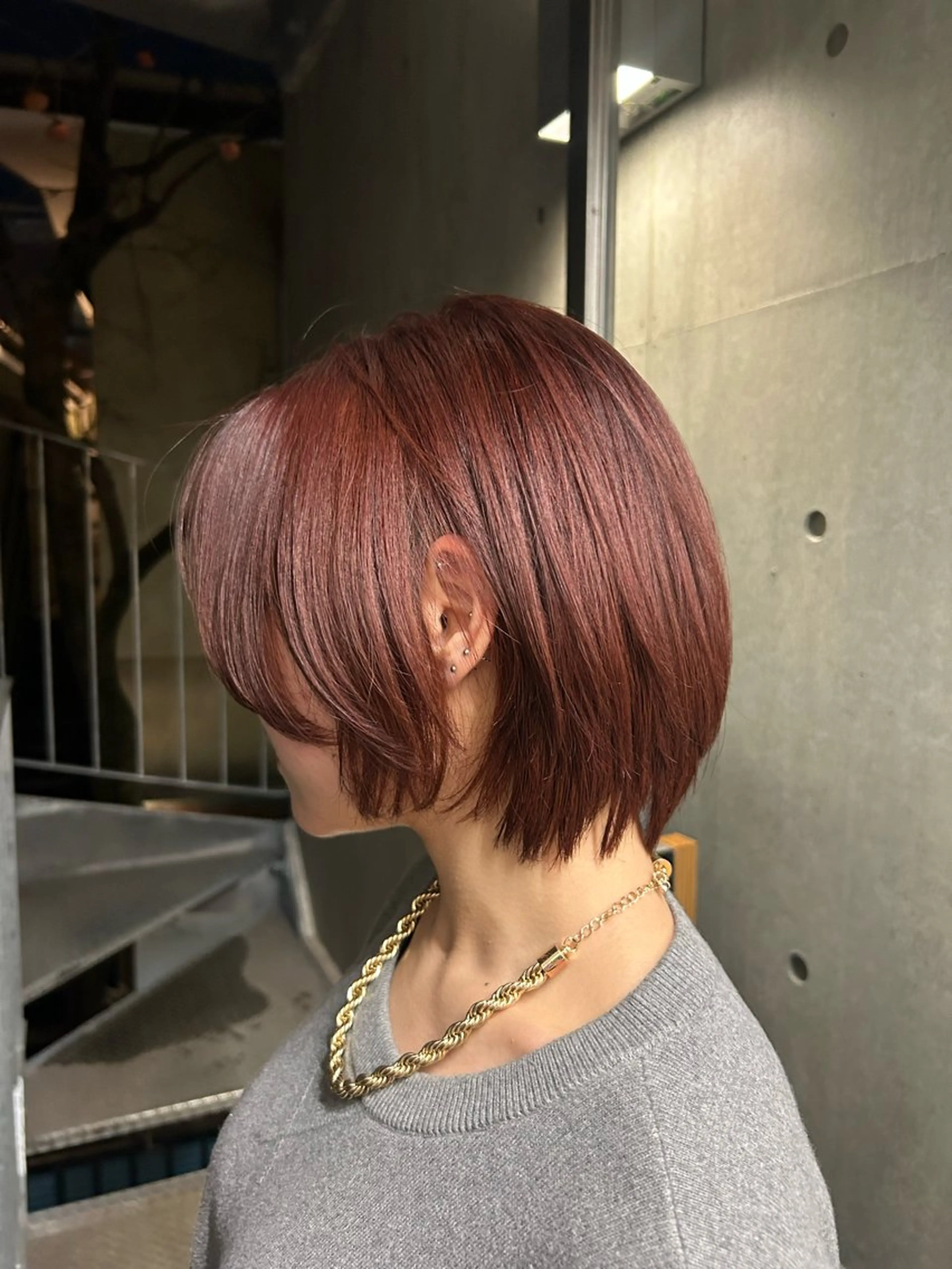 ショート カラー 縮毛矯正/寒色 カラー/suzunoのヘアスタイル