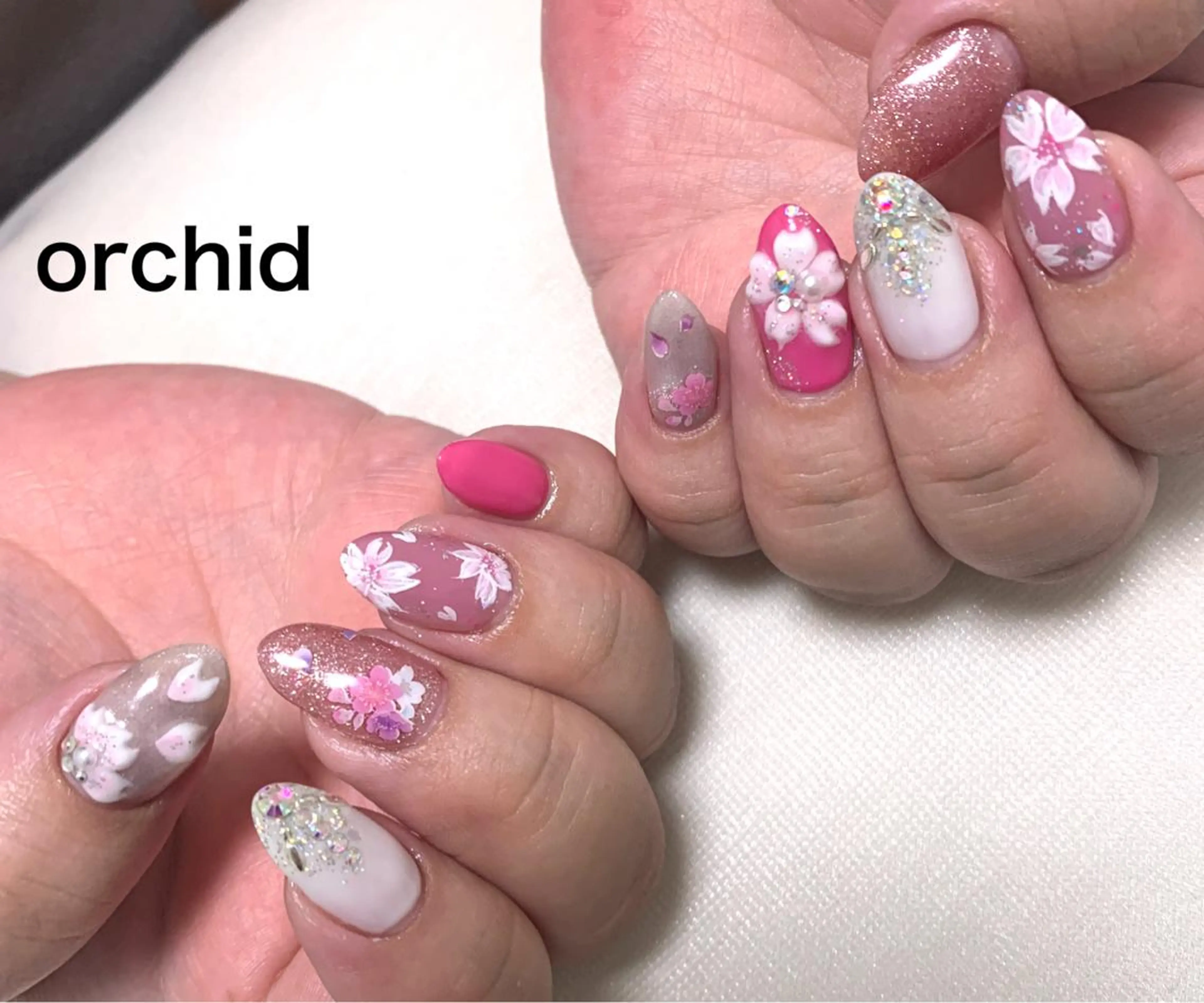ネイル orchid ♡オーキッドのネイルデザイン