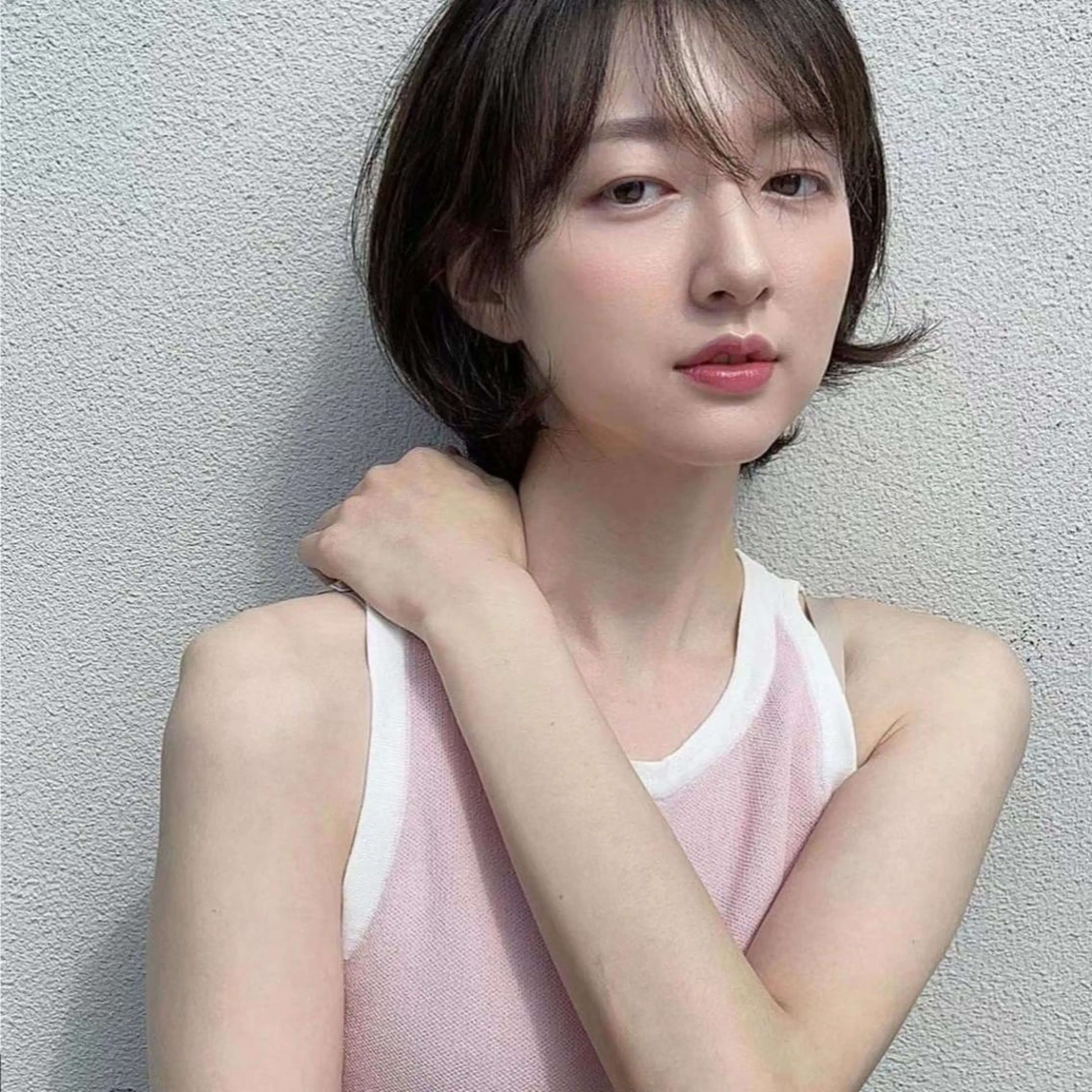 ショート 韓国特化エクステ🟨 エクステのヘアスタイル