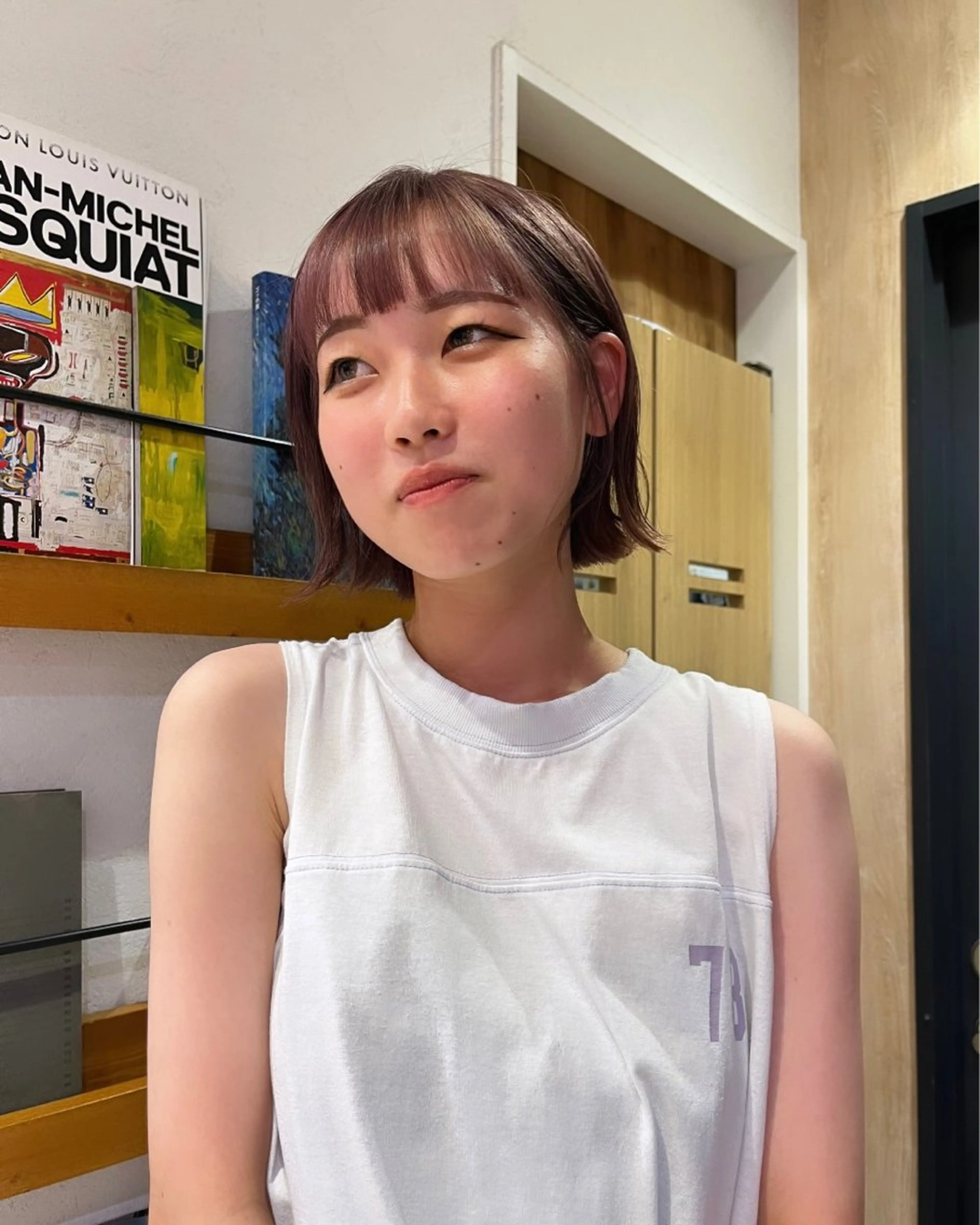 ショート カラー 産休中です 艶カラー♡オカのヘアスタイル