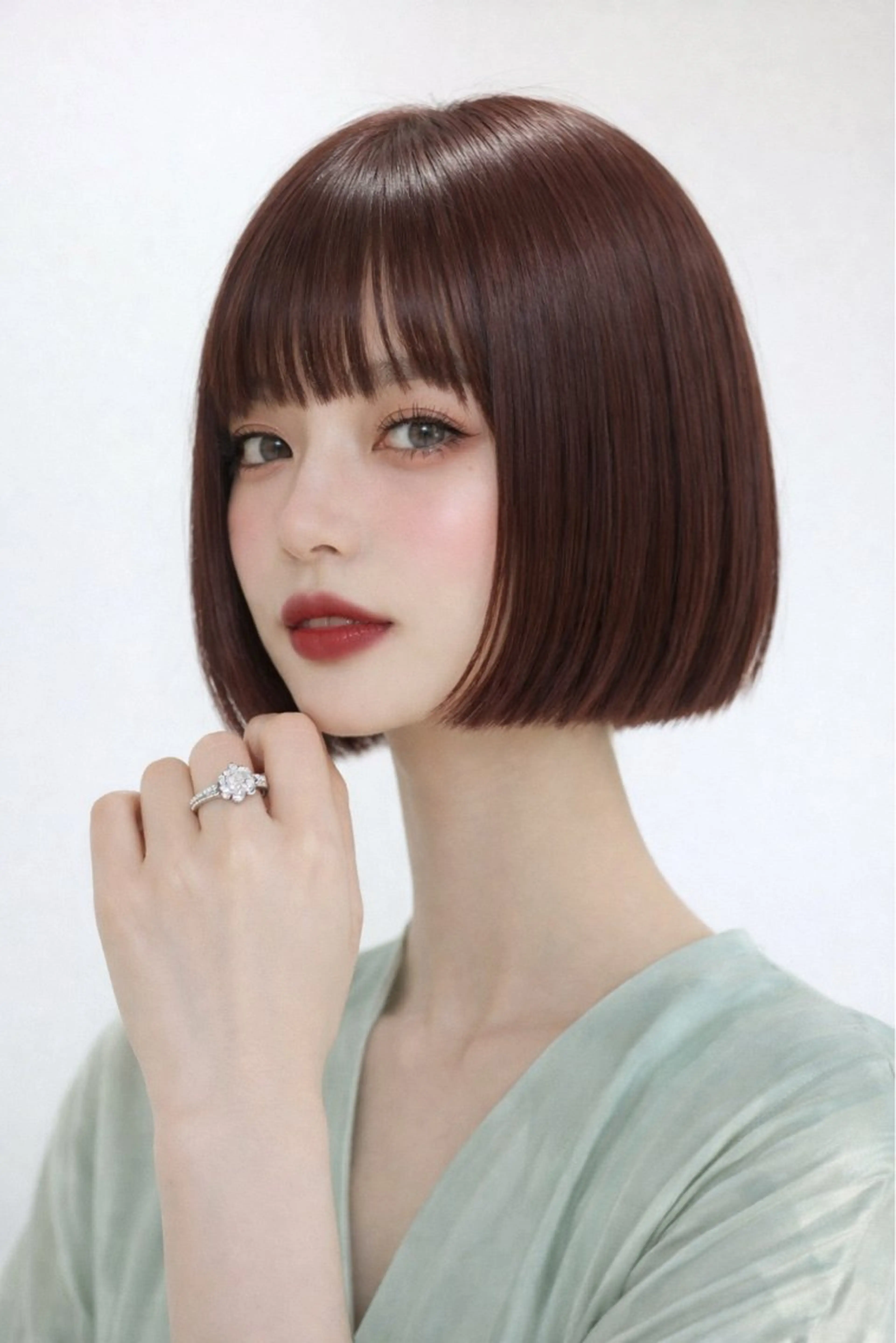 ミディアム 暖色/表参道/ ボブカット/ゆきのヘアスタイル