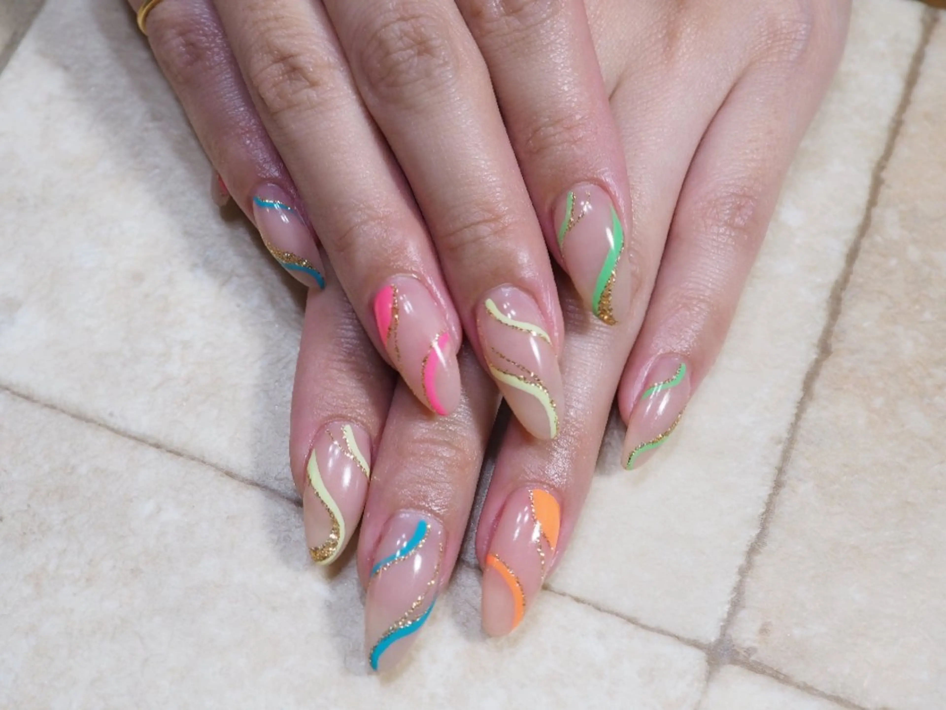 ネイル ハンドネイル 横浜東口Monie☆ REIKAのネイルデザイン