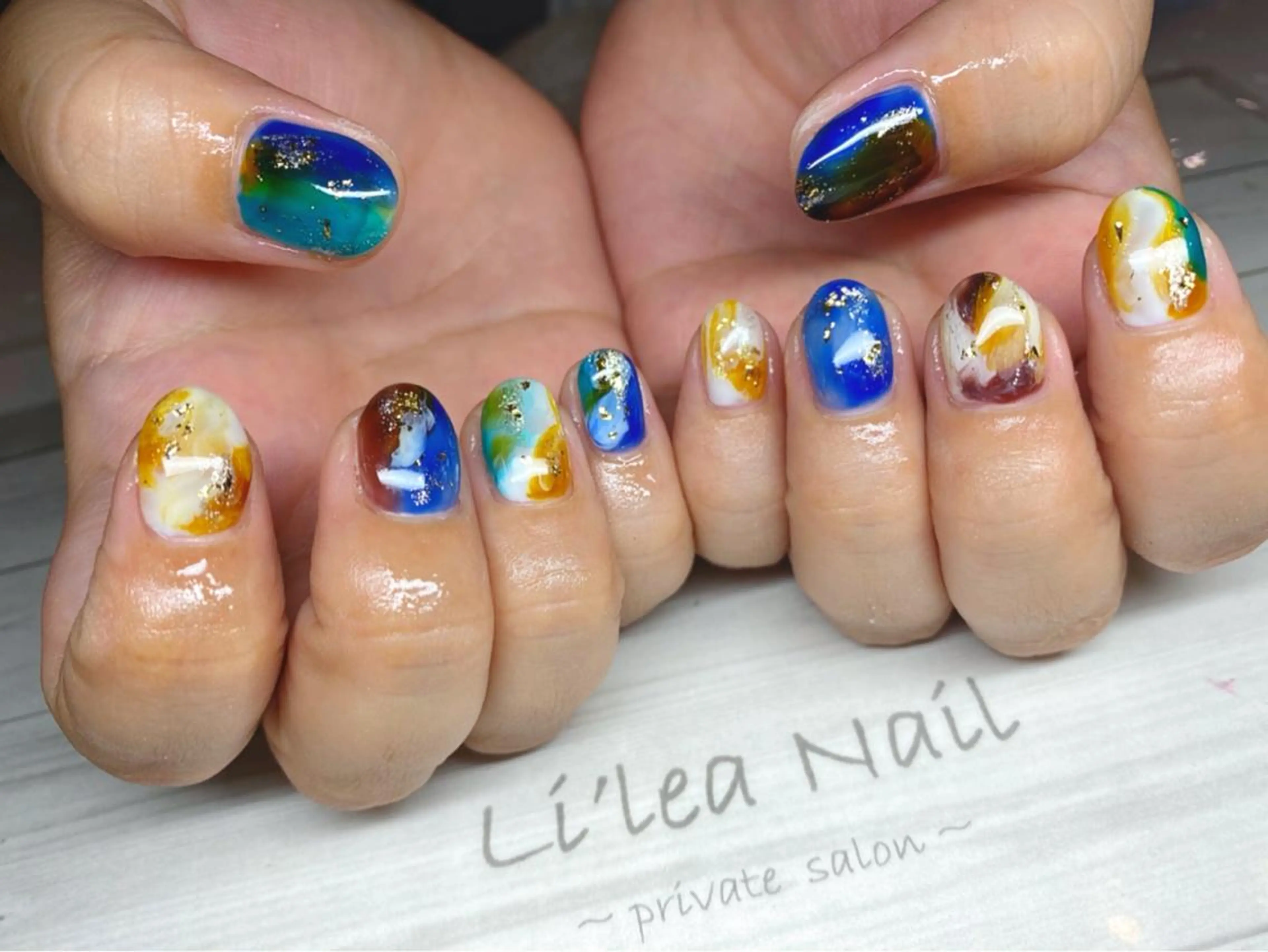 ネイル Li'leaNail AINAのネイルデザイン