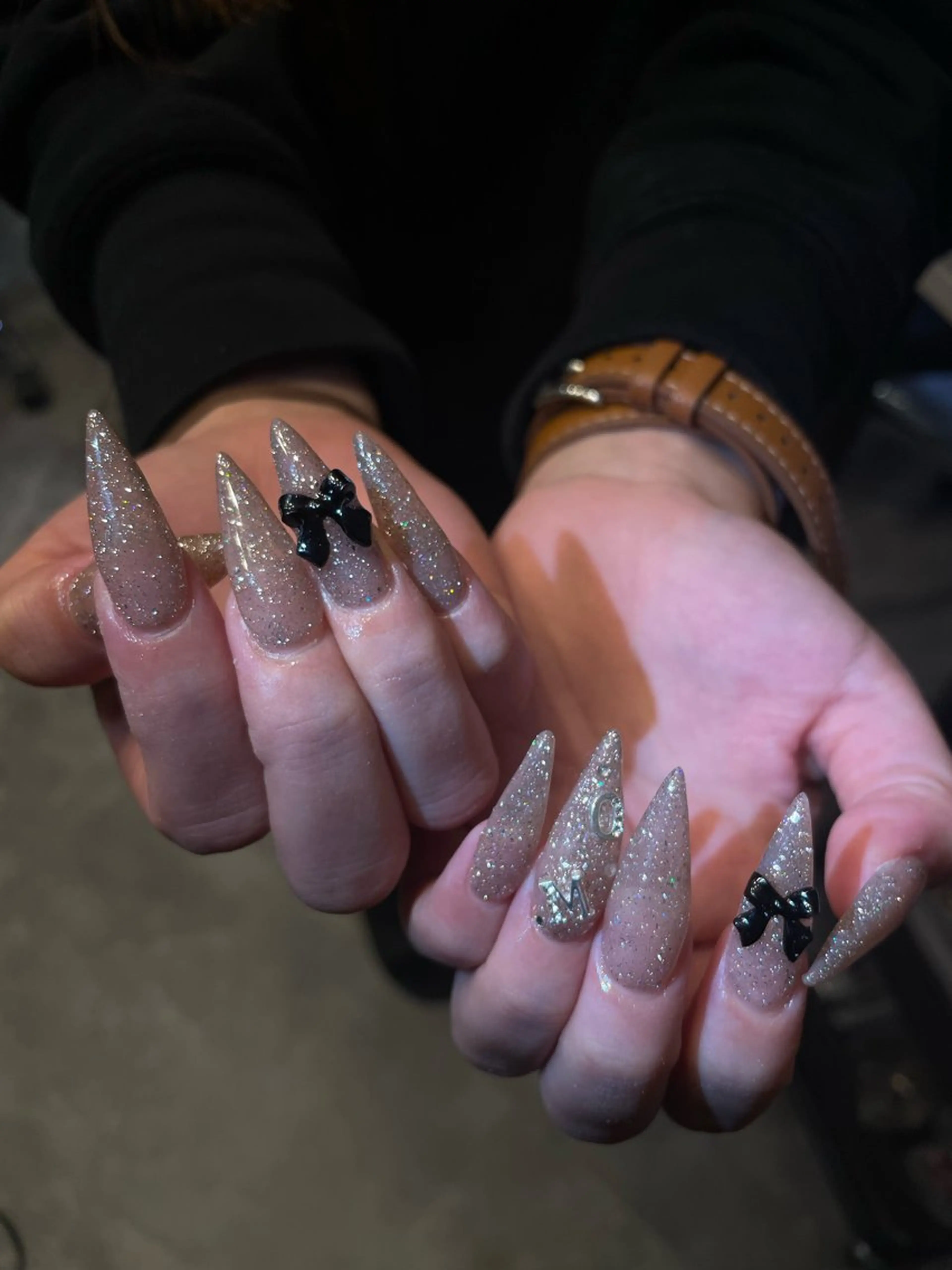 ネイル フラッシュネイル 冬ネイル クリスマス ハンドネイル lillion🌙 anのネイルデザイン